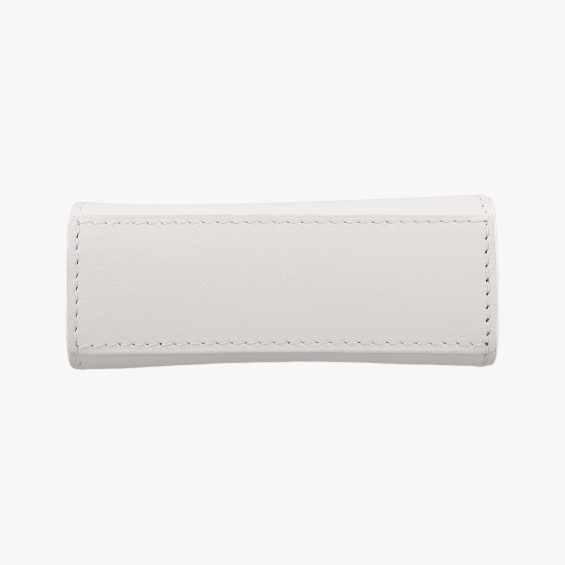 Pre-owned Delvaux Tampete White Leather  coinpurse | stylenewstar