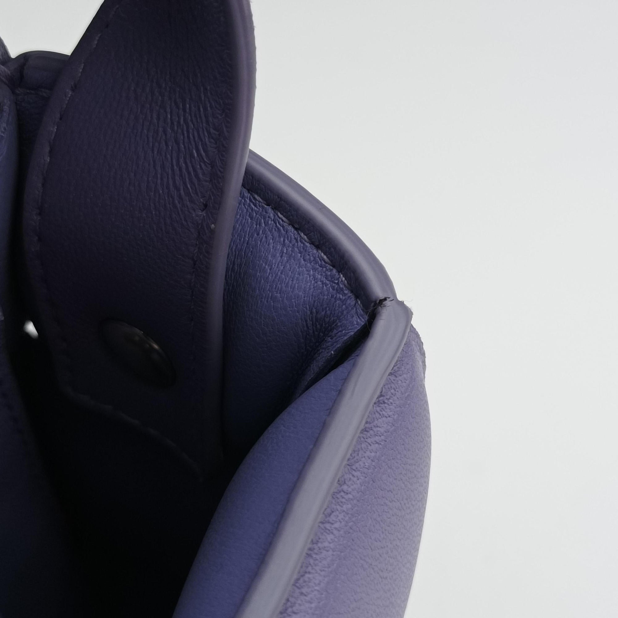 Pre-owned Bottega Veneta Padded Cassette Purple lambskin  shoulderbag | stylenewstar