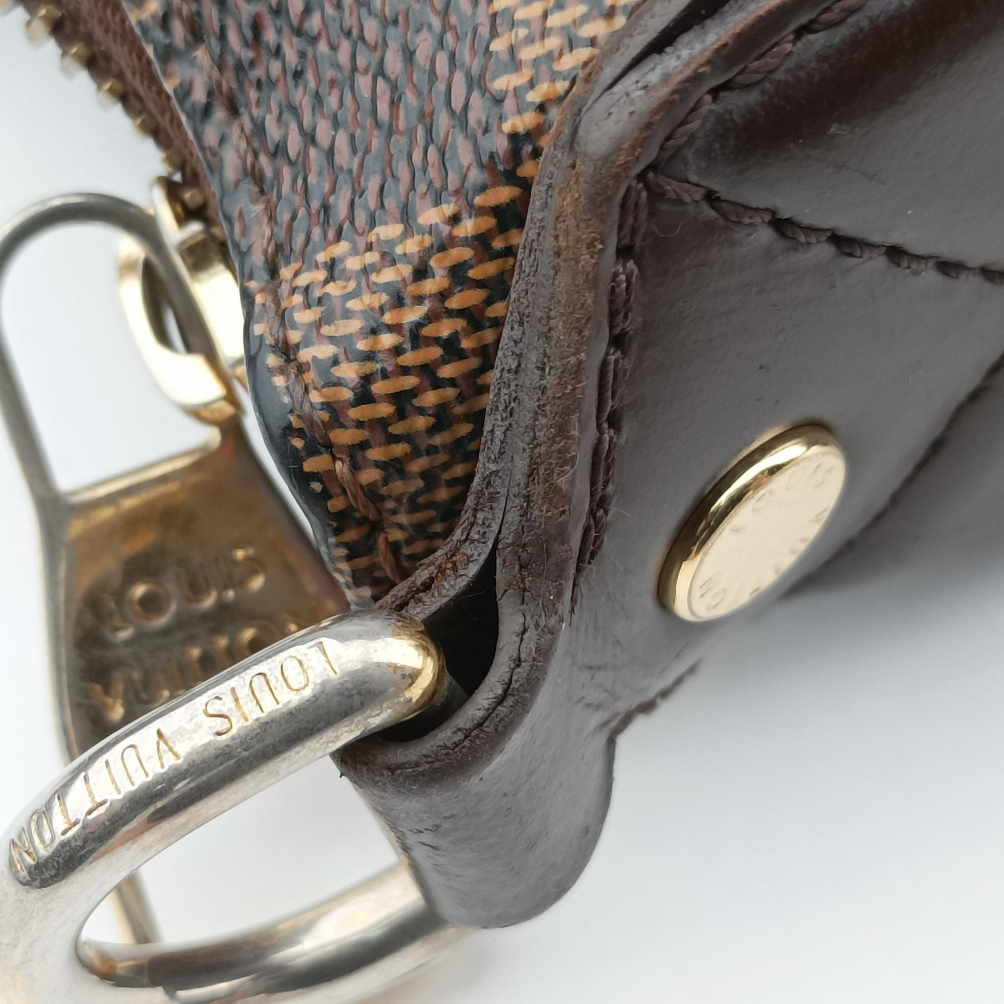 Pre-owned Louis Vuitton EVORA MM EBENE Damier Canvas N41131 shoulderbag | stylenewstar