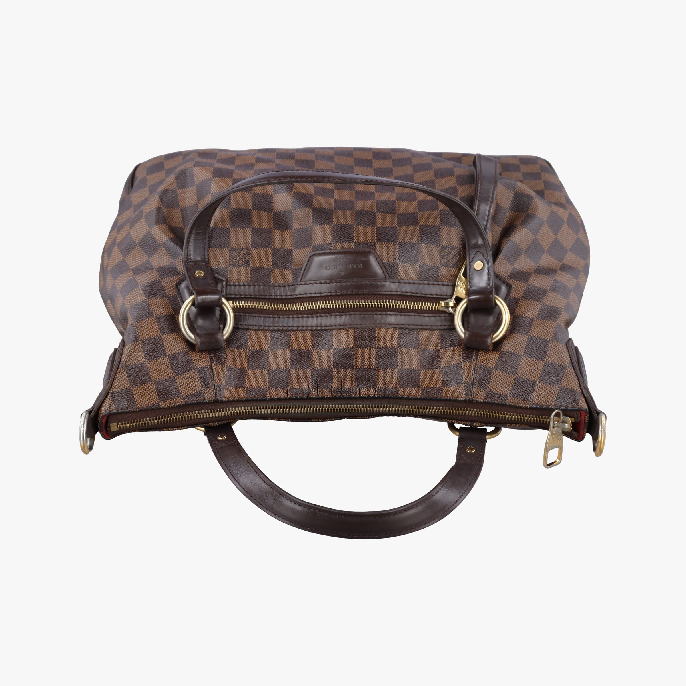 Pre-owned Louis Vuitton EVORA MM EBENE Damier Canvas N41131 shoulderbag | stylenewstar