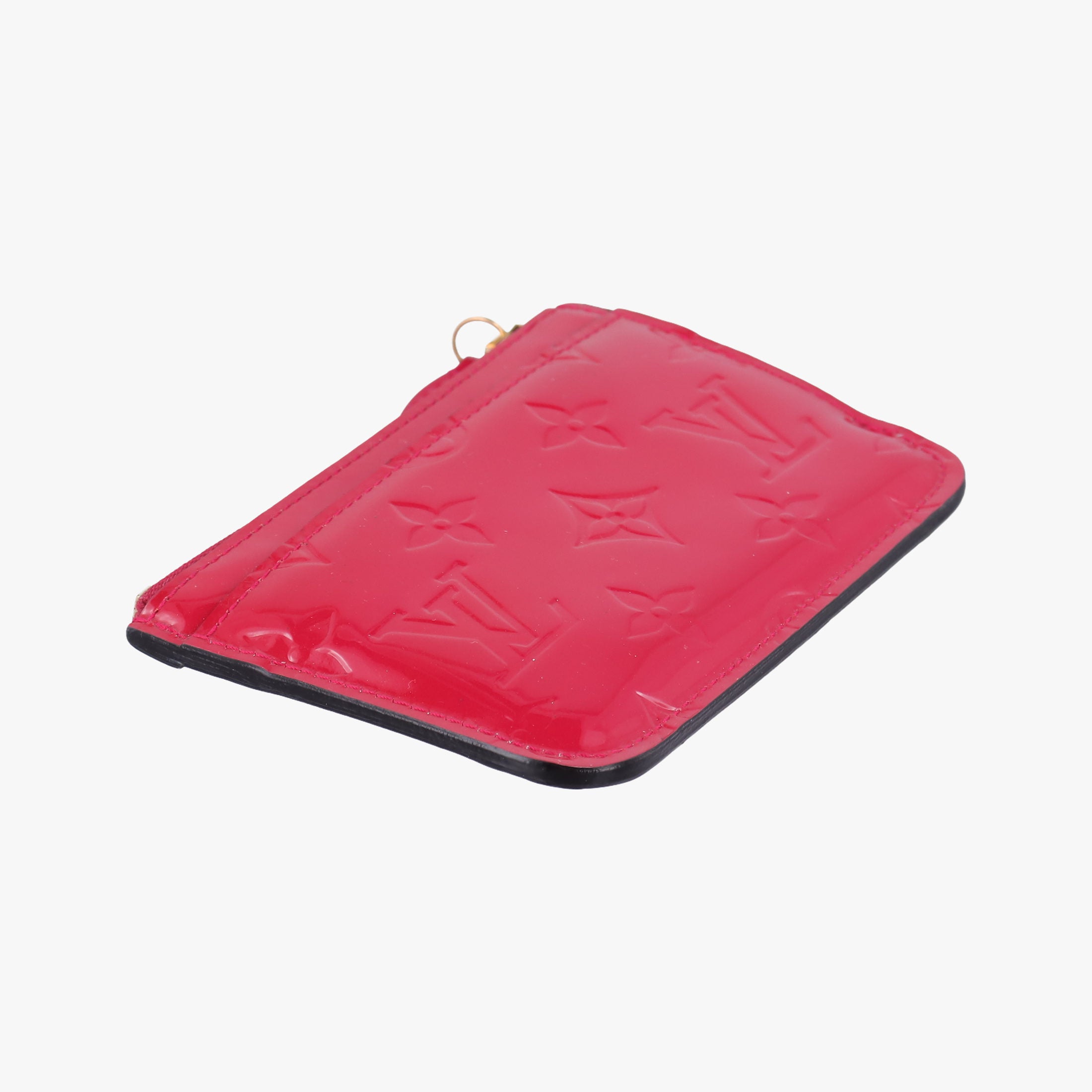 Pre-owned Louis Vuitton Pochette Cles Pomme d'Amour Vernis M93559 coinpurse | stylenewstar