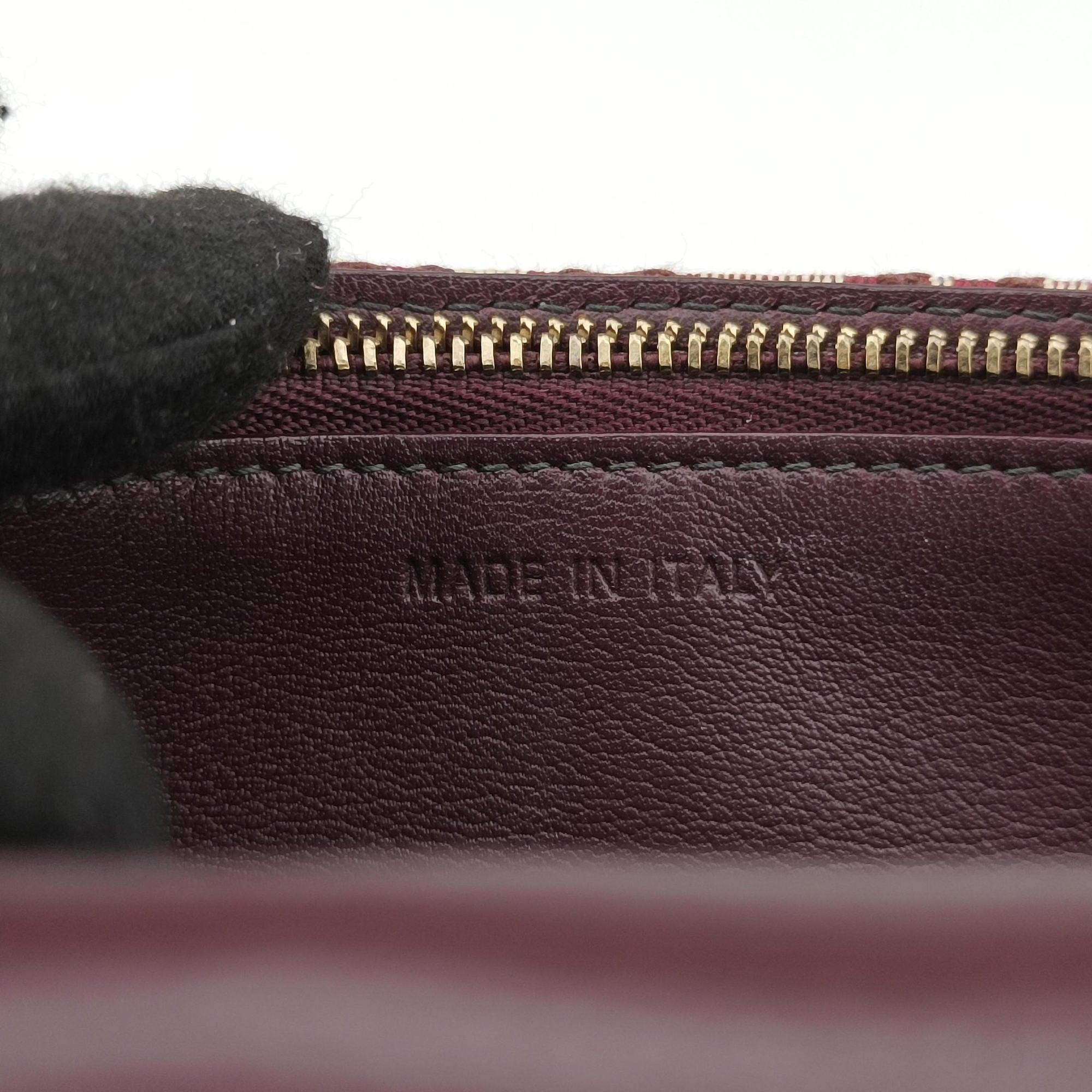 Pre-owned Christian Dior Saddle Red Jacquard  bum bag/waist bag | stylenewstar