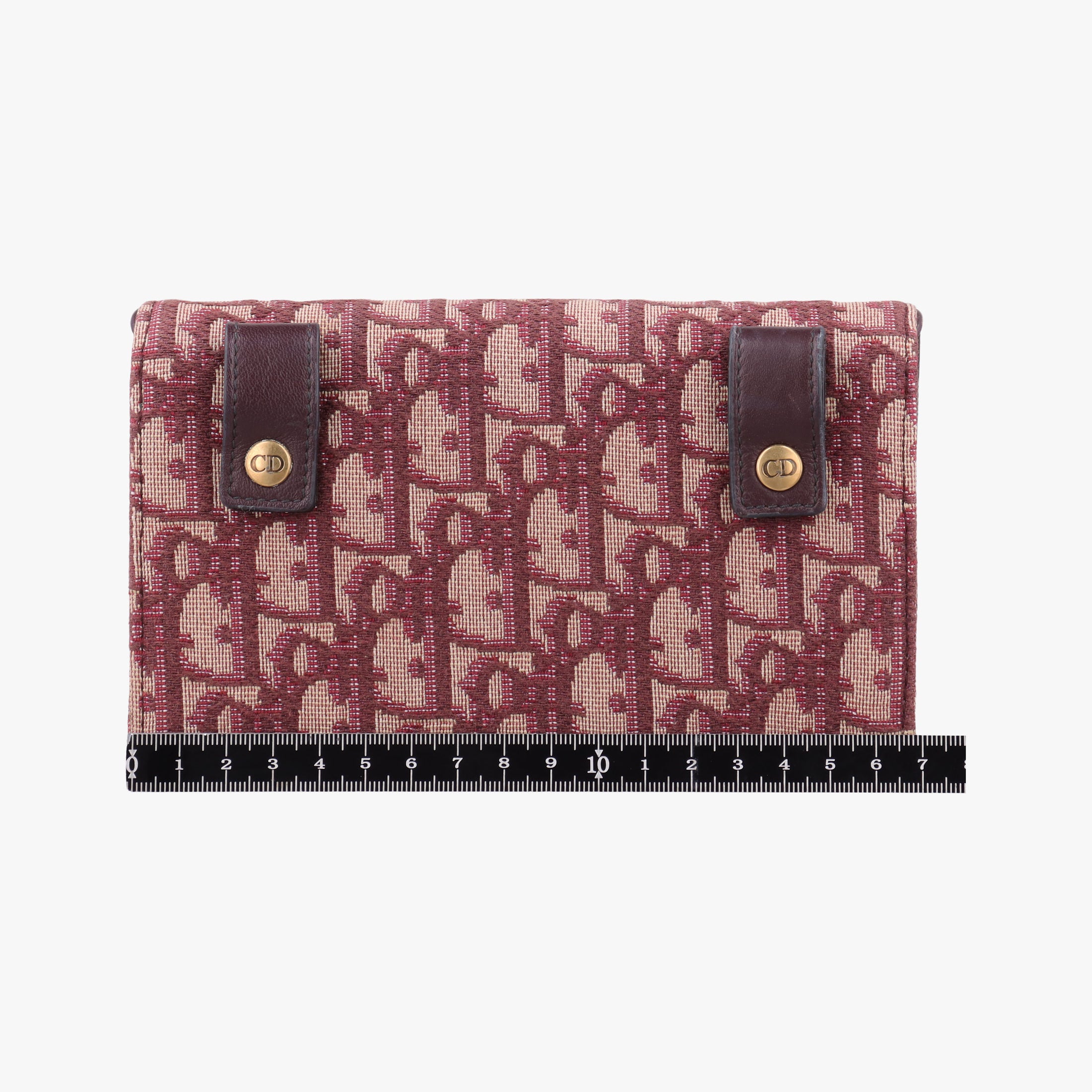 Pre-owned Christian Dior Saddle Red Jacquard  bum bag/waist bag | stylenewstar