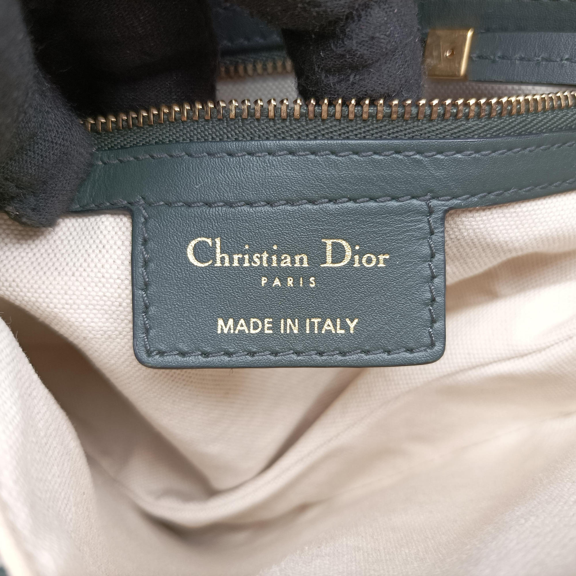 Pre-owned Christian Dior Saddle Green Jacquard  handbag | stylenewstar