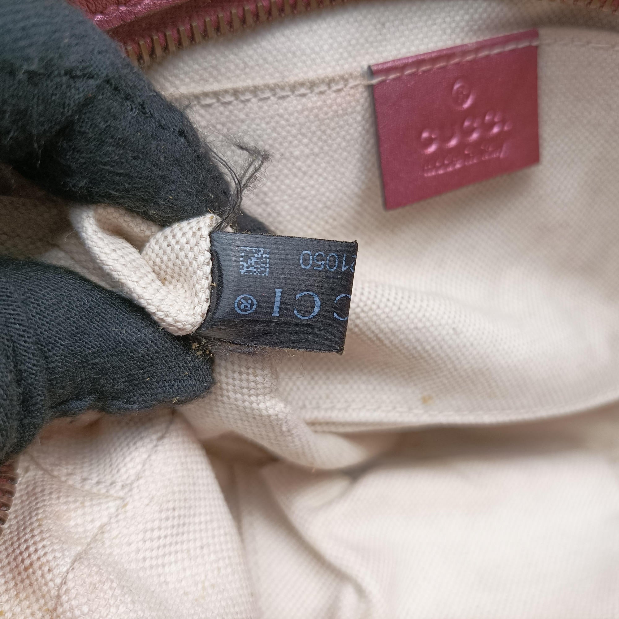 Pre-owned Gucci Microguccissima bamboo camera Pink Leather 309538 shoulderbag | stylenewstar