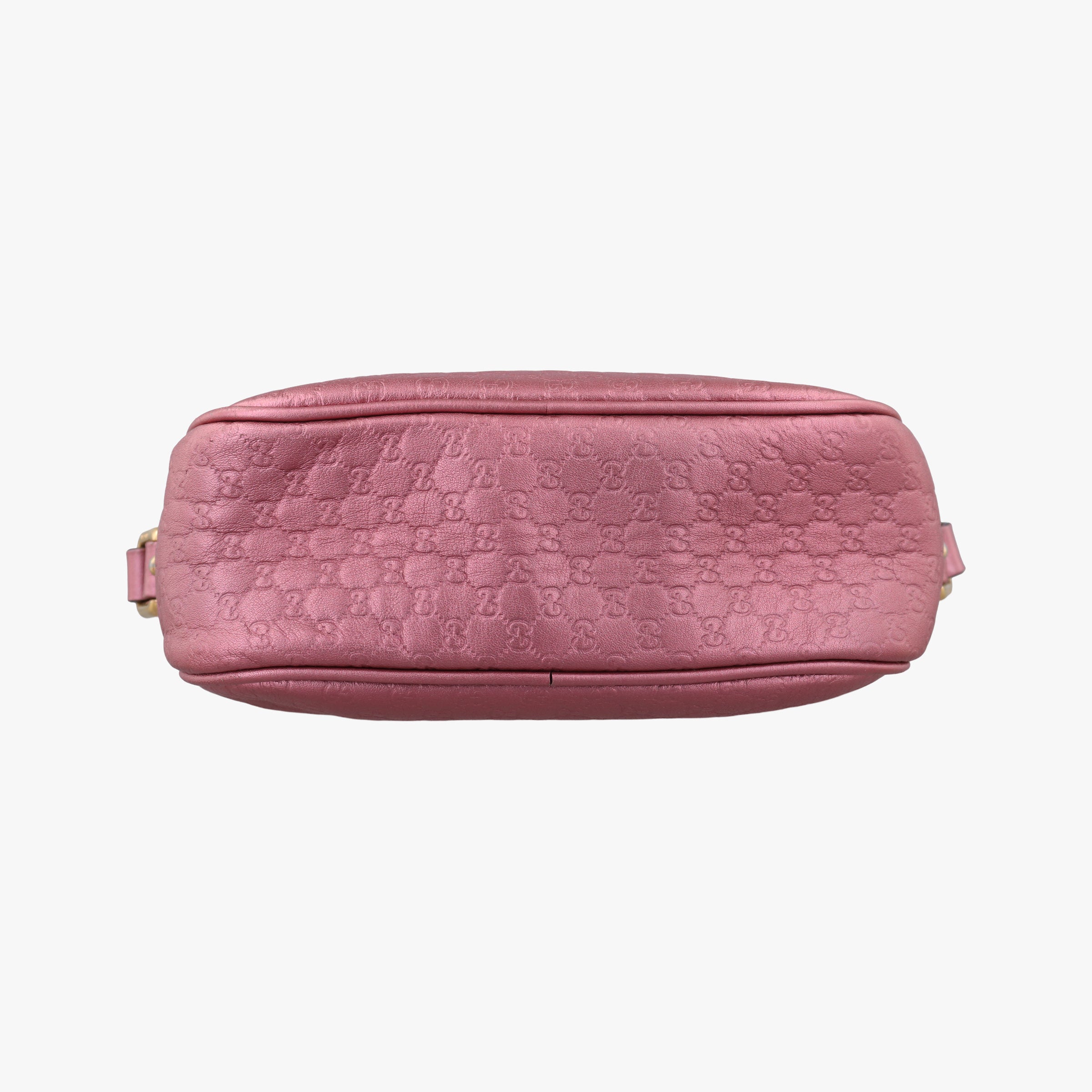 Pre-owned Gucci Microguccissima bamboo camera Pink Leather 309538 shoulderbag | stylenewstar