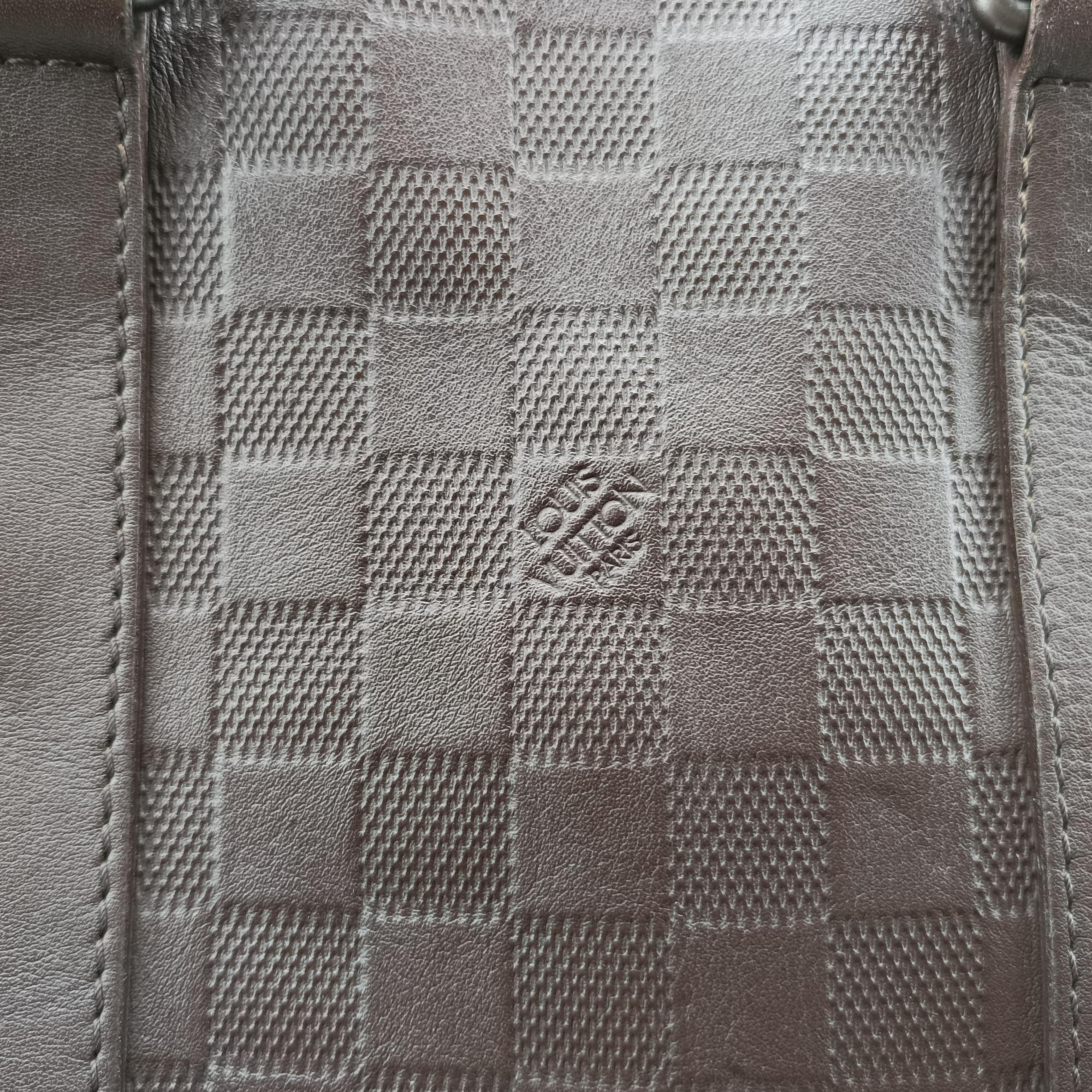 Pre-owned Louis Vuitton TADAO PM Meteor Damier Infini N41229 handbag | stylenewstar