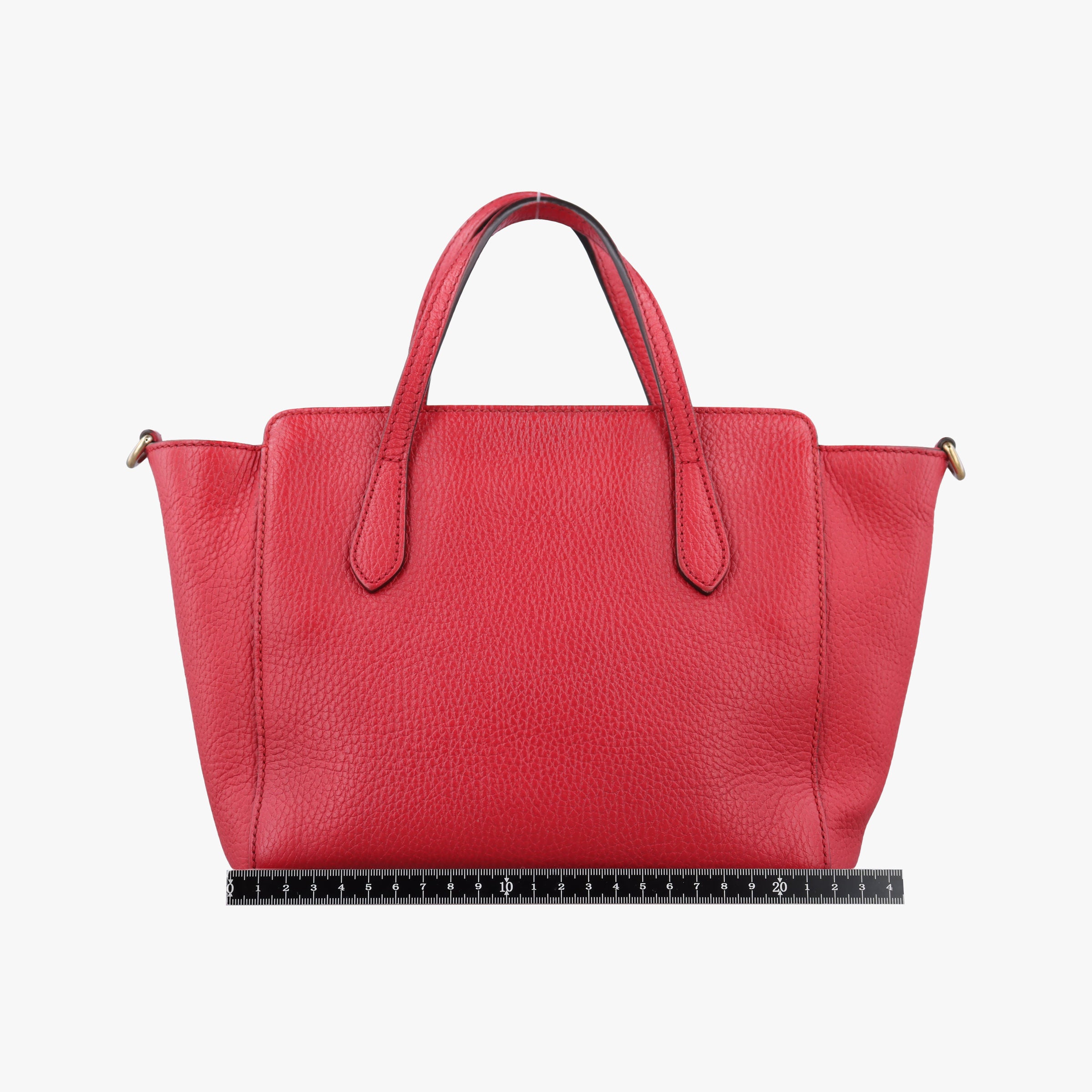 Pre-owned Gucci Swing Red Leather 368827 shoulderbag | stylenewstar