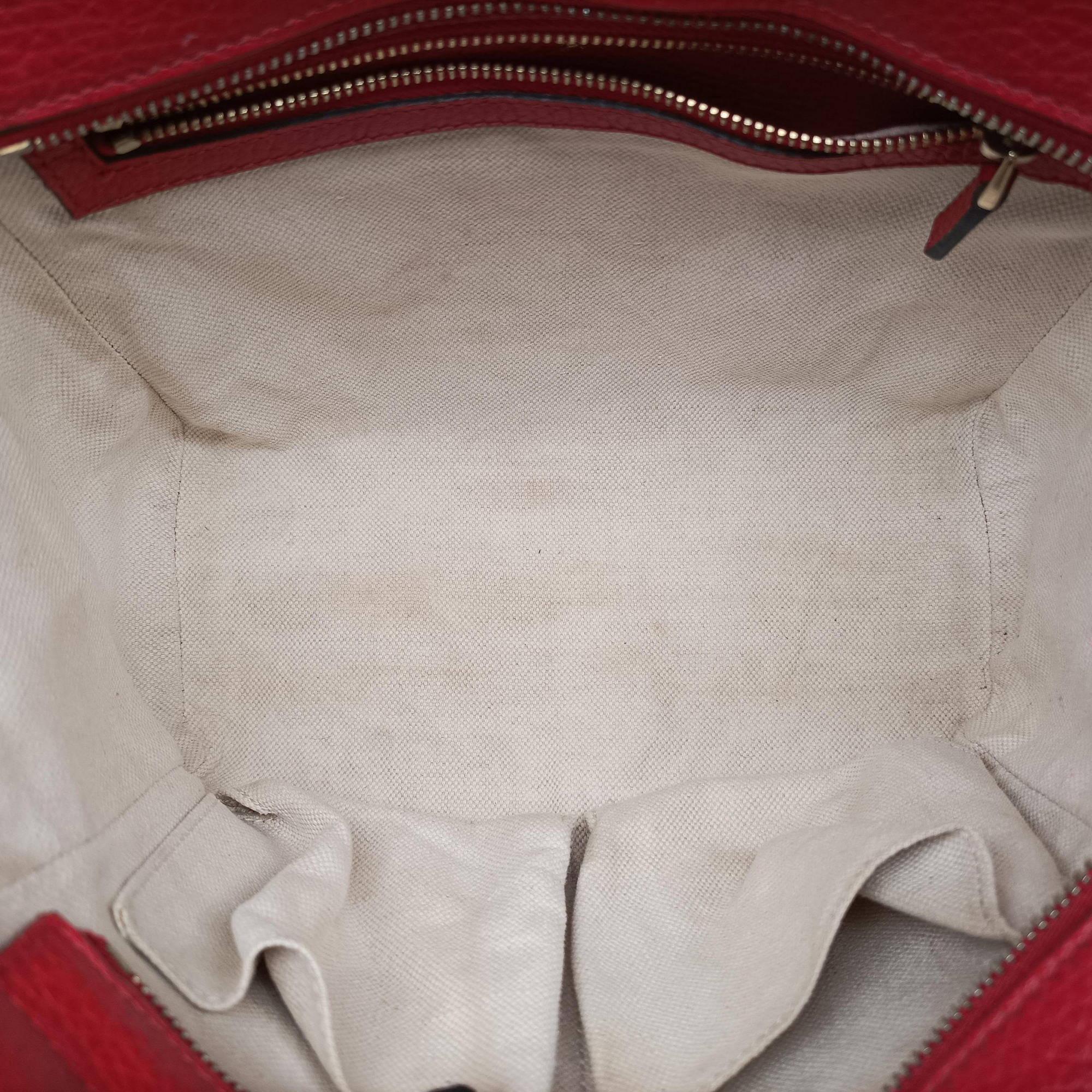 Pre-owned Gucci Swing Red Leather 368827 shoulderbag | stylenewstar