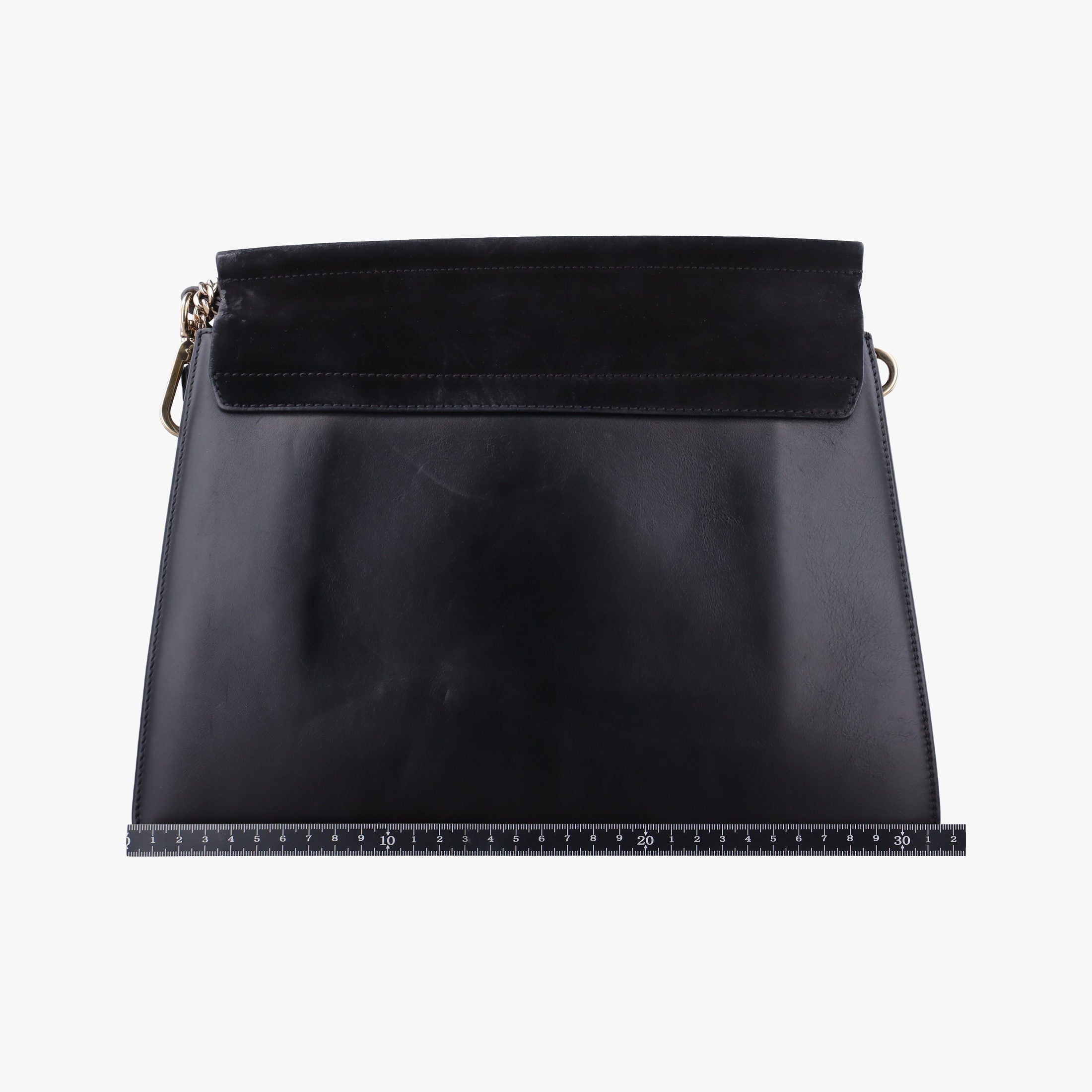 Pre-owned Chloe FAYE Black Suede × leather  shoulderbag | stylenewstar