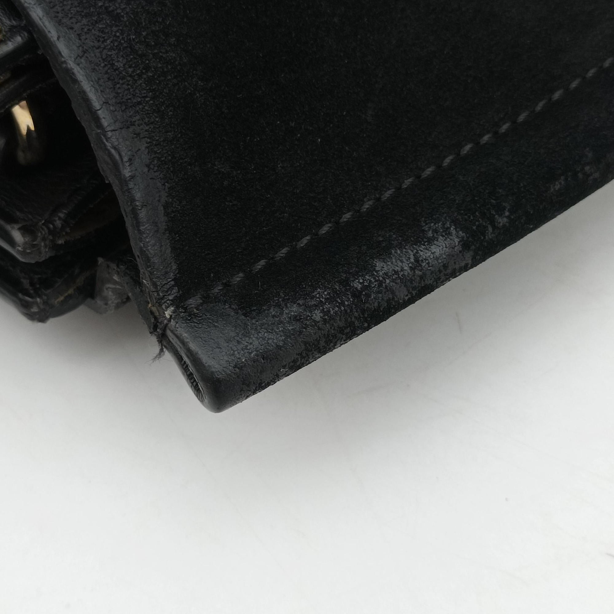 Pre-owned Chloe FAYE Black Suede × leather  shoulderbag | stylenewstar