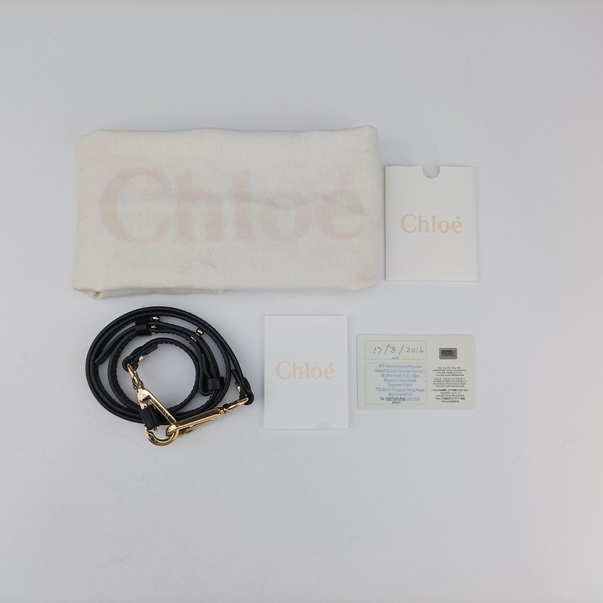 Pre-owned Chloe FAYE Black Suede × leather  shoulderbag | stylenewstar