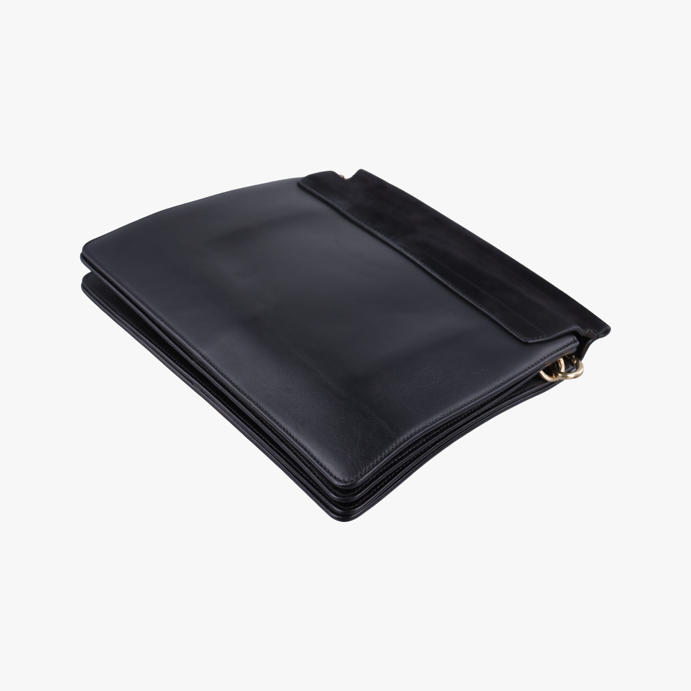 Pre-owned Chloe FAYE Black Suede × leather  shoulderbag | stylenewstar