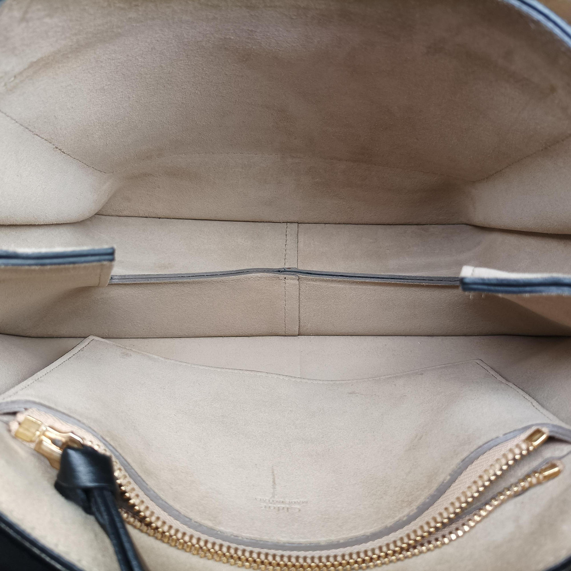Pre-owned Chloe FAYE Black Suede × leather  shoulderbag | stylenewstar