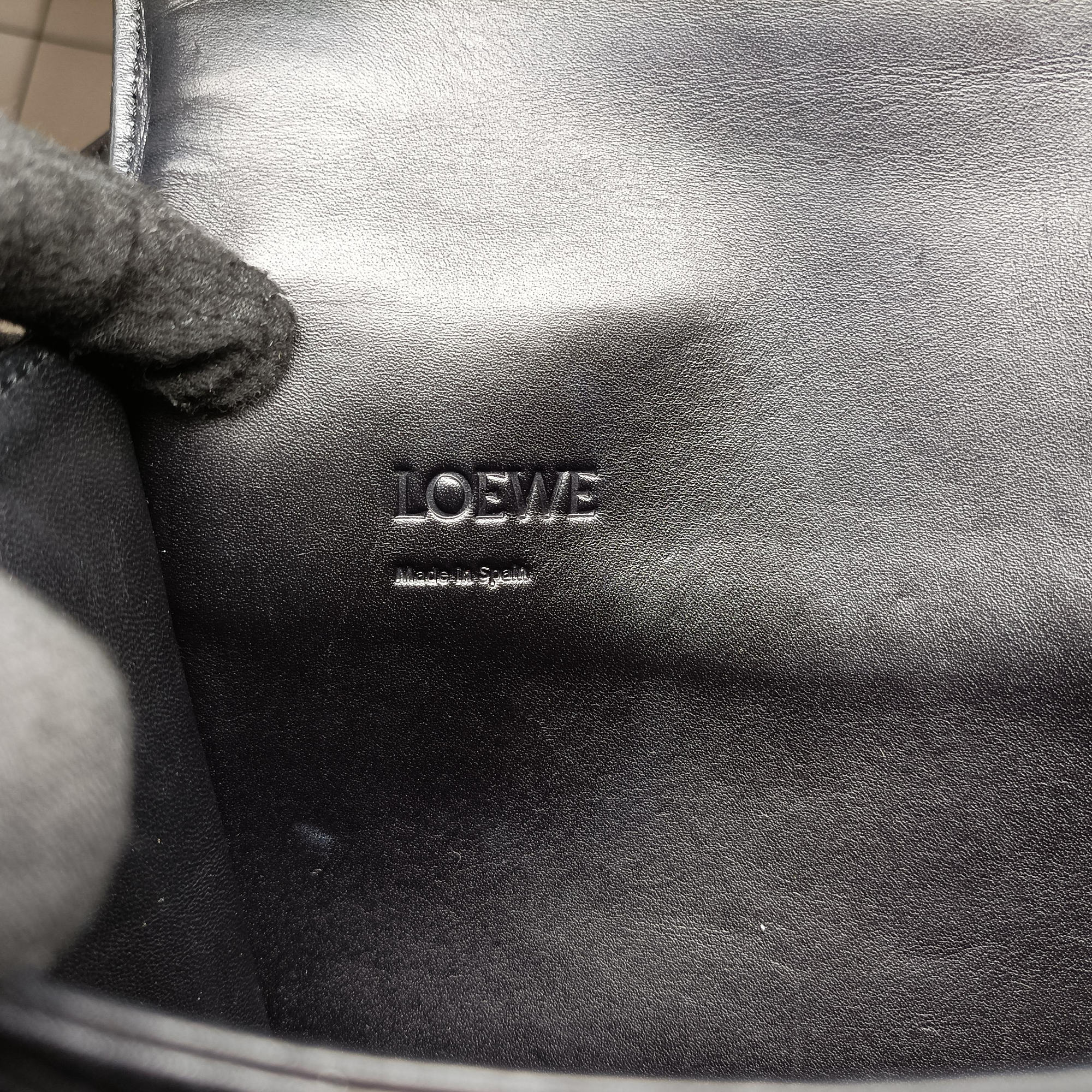 Secondhand Loewe Barcelona Brown ponyhair×Calf  shoulderbag | stylenewstar