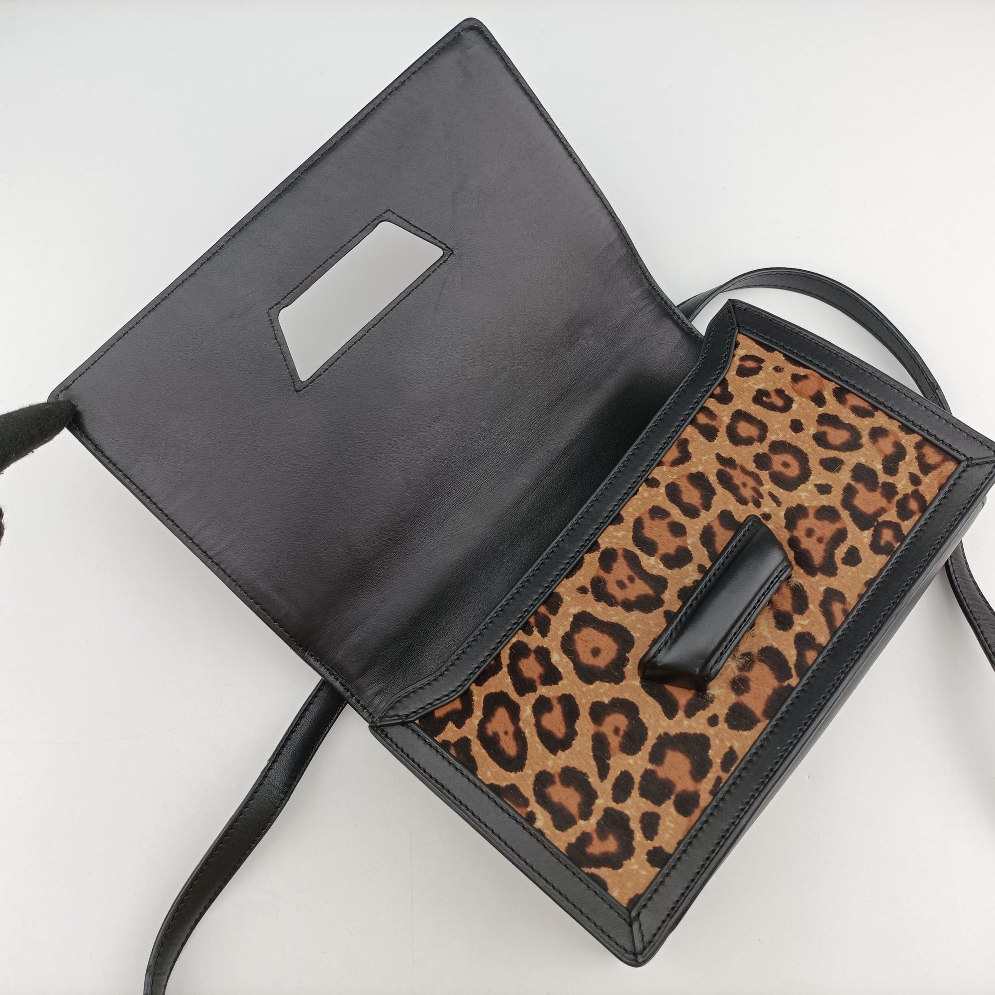 Secondhand Loewe Barcelona Brown ponyhair×Calf  shoulderbag | stylenewstar