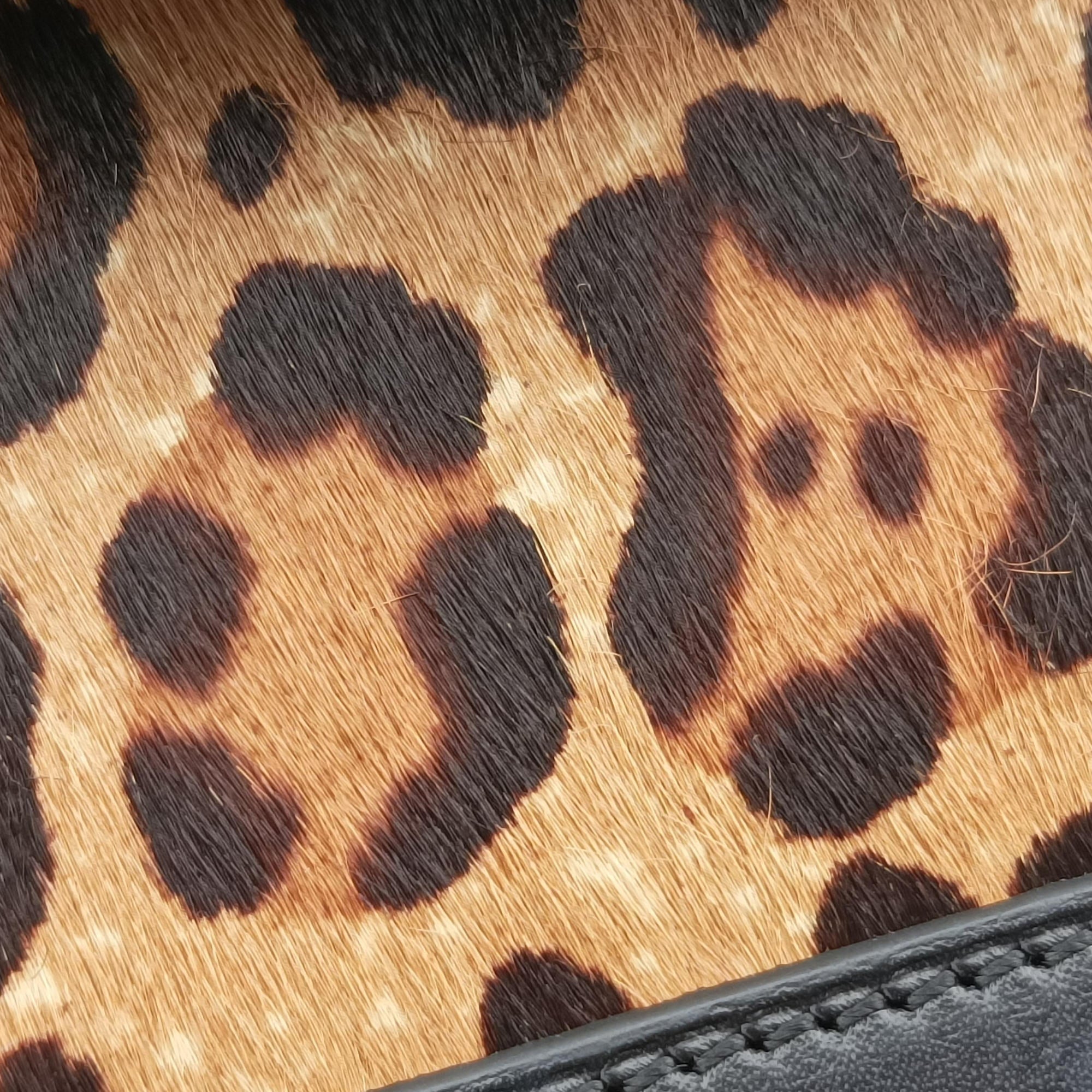 Secondhand Loewe Barcelona Brown ponyhair×Calf  shoulderbag | stylenewstar
