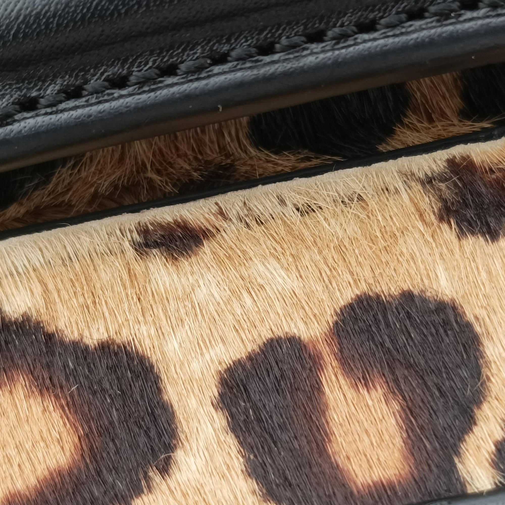 Secondhand Loewe Barcelona Brown ponyhair×Calf  shoulderbag | stylenewstar