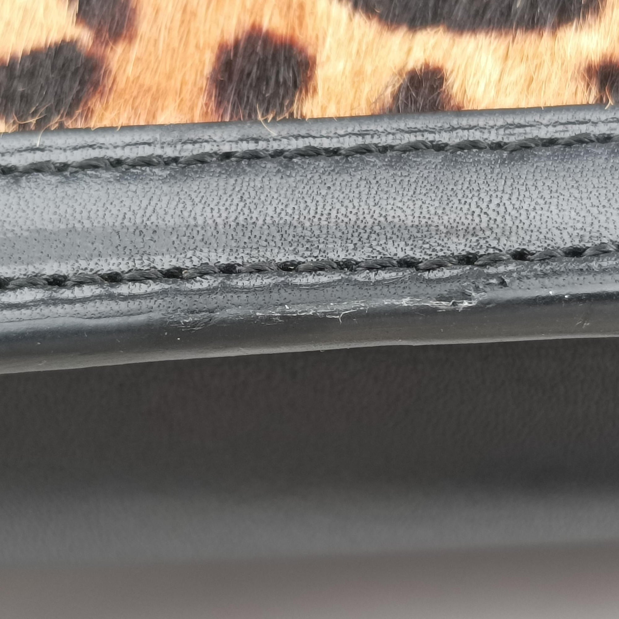 Secondhand Loewe Barcelona Brown ponyhair×Calf  shoulderbag | stylenewstar
