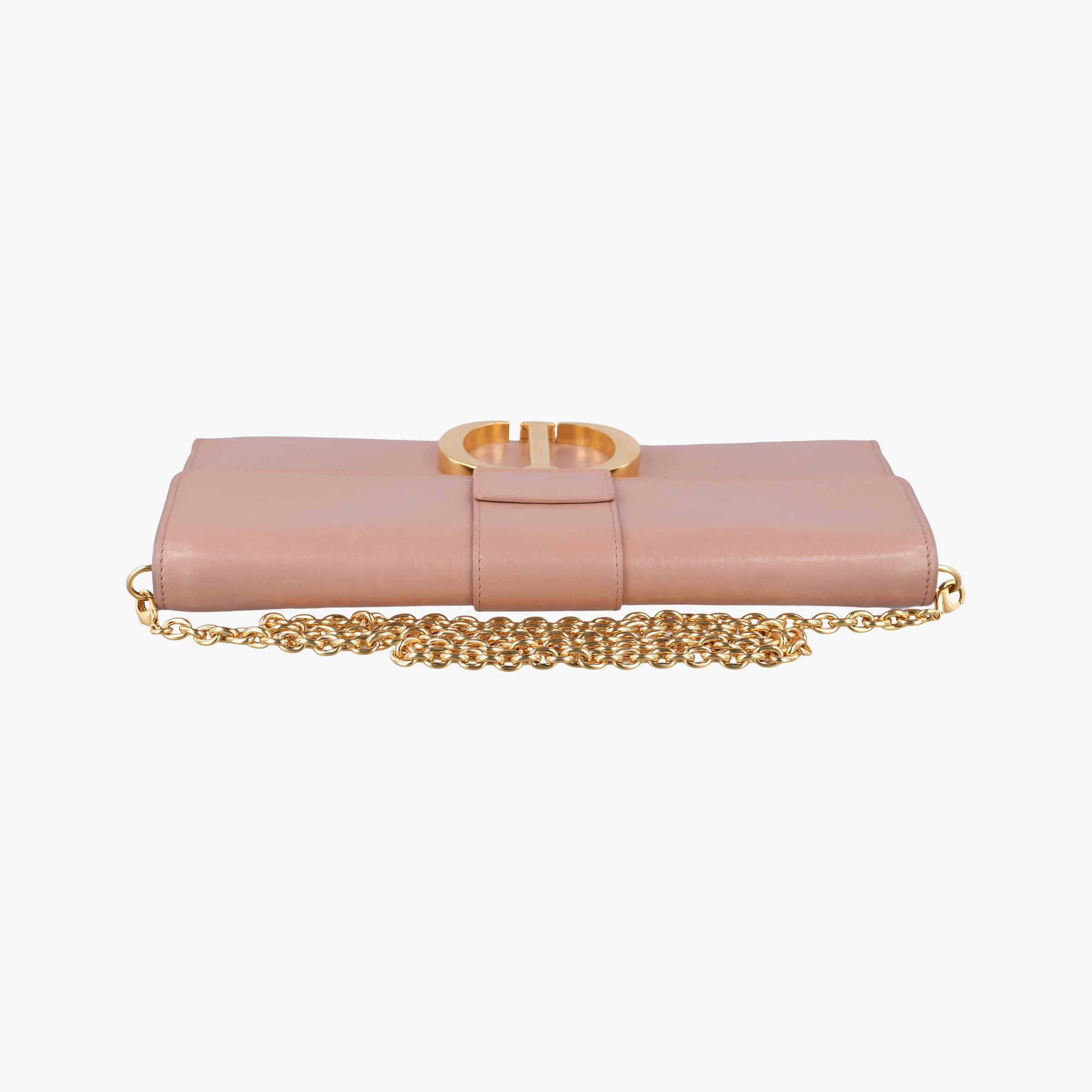 Pre-owned Christian Dior 30 Montaigne Pink leather  shoulderbag | stylenewstar