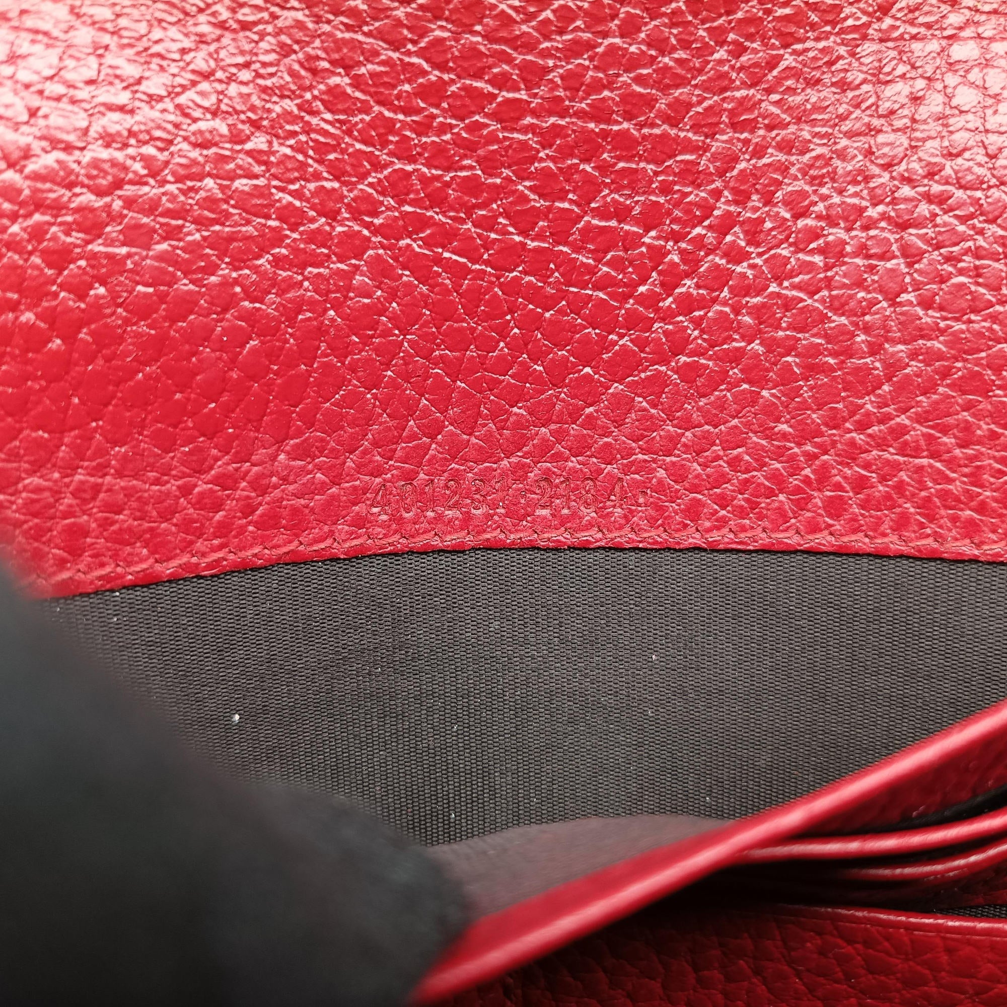 Pre-owned Gucci Dionysus Red Leather 401231 shoulderbag | stylenewstar