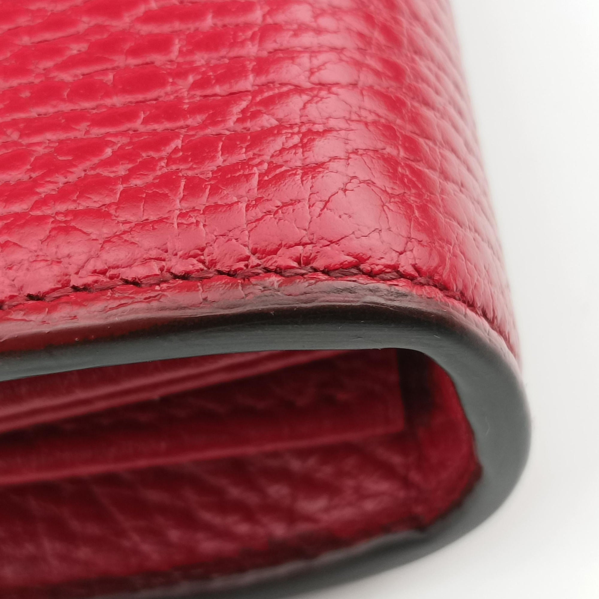 Pre-owned Gucci Dionysus Red Leather 401231 shoulderbag | stylenewstar