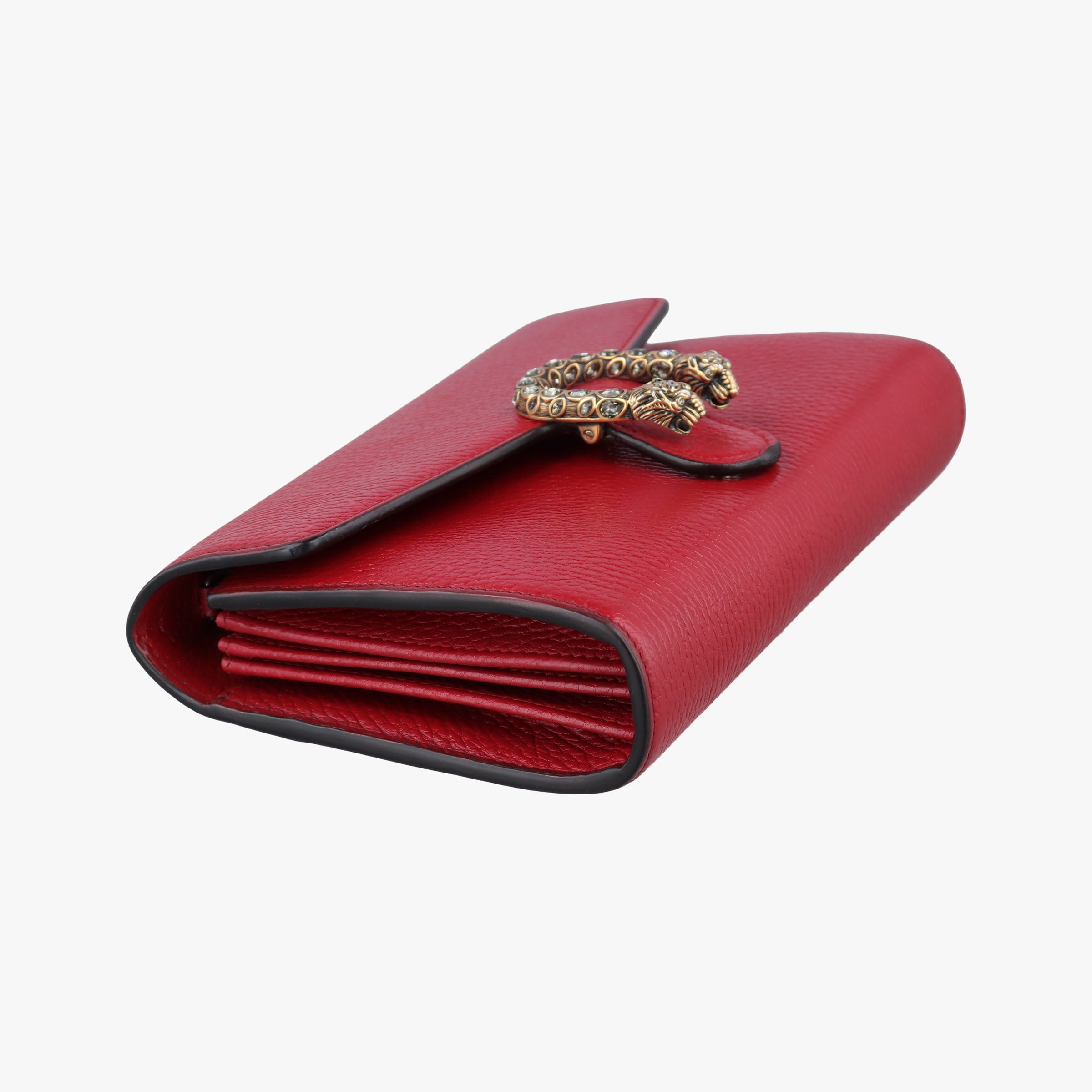 Pre-owned Gucci Dionysus Red Leather 401231 shoulderbag | stylenewstar