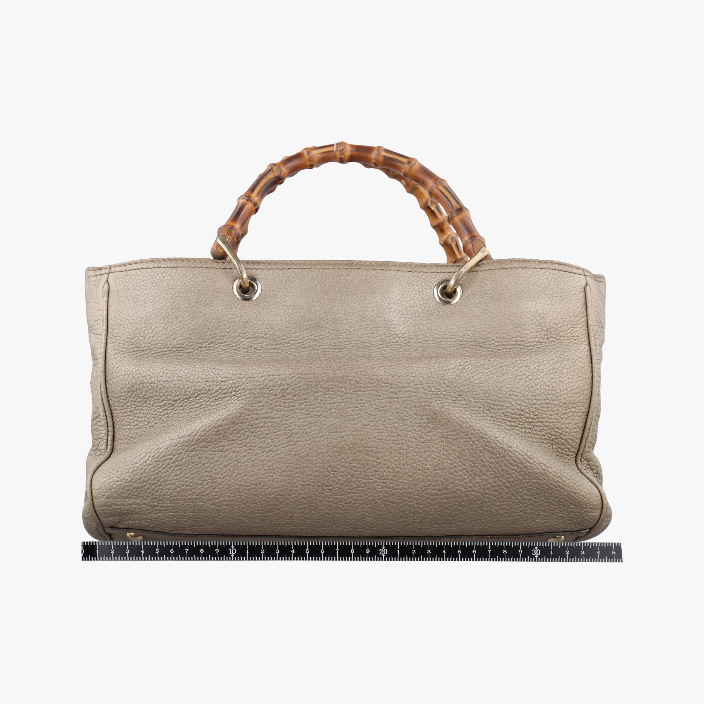 Pre-owned Gucci Bamboo Shopper Golden Leather 323660 shoulderbag | stylenewstar