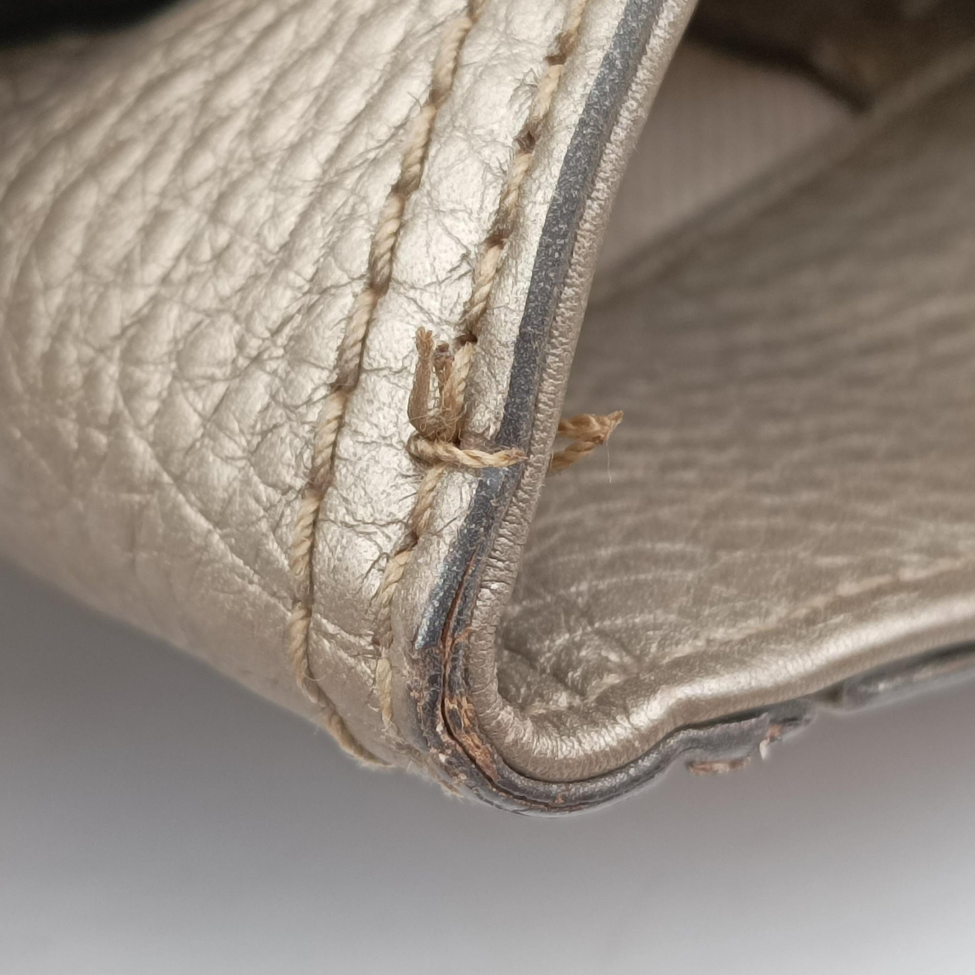 Pre-owned Gucci Bamboo Shopper Golden Leather 323660 shoulderbag | stylenewstar