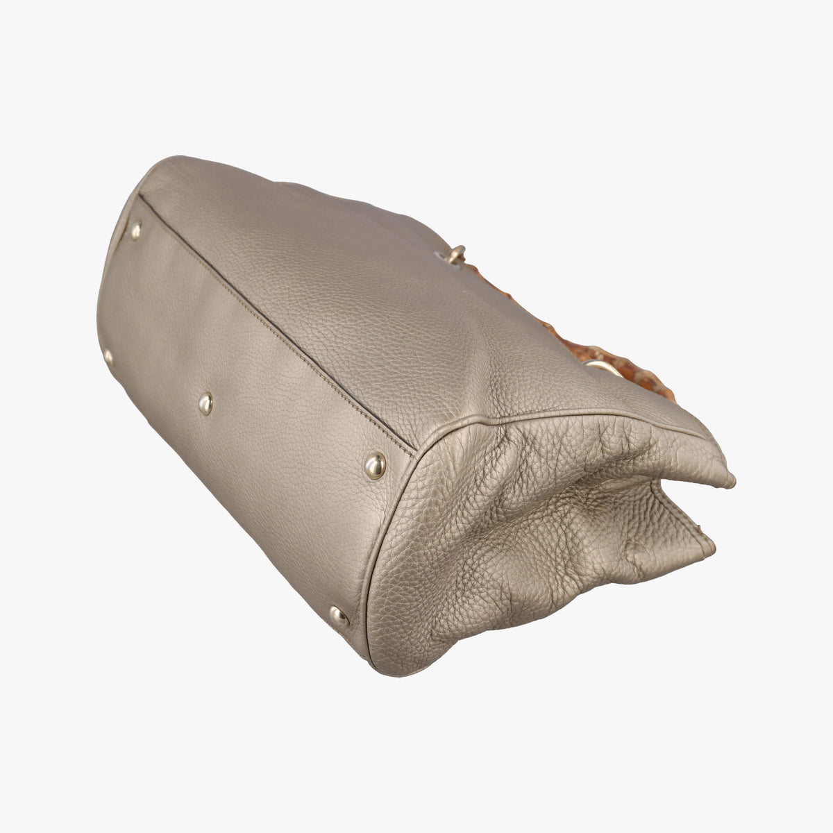 Pre-owned Gucci Bamboo Shopper Golden Leather 323660 shoulderbag | stylenewstar