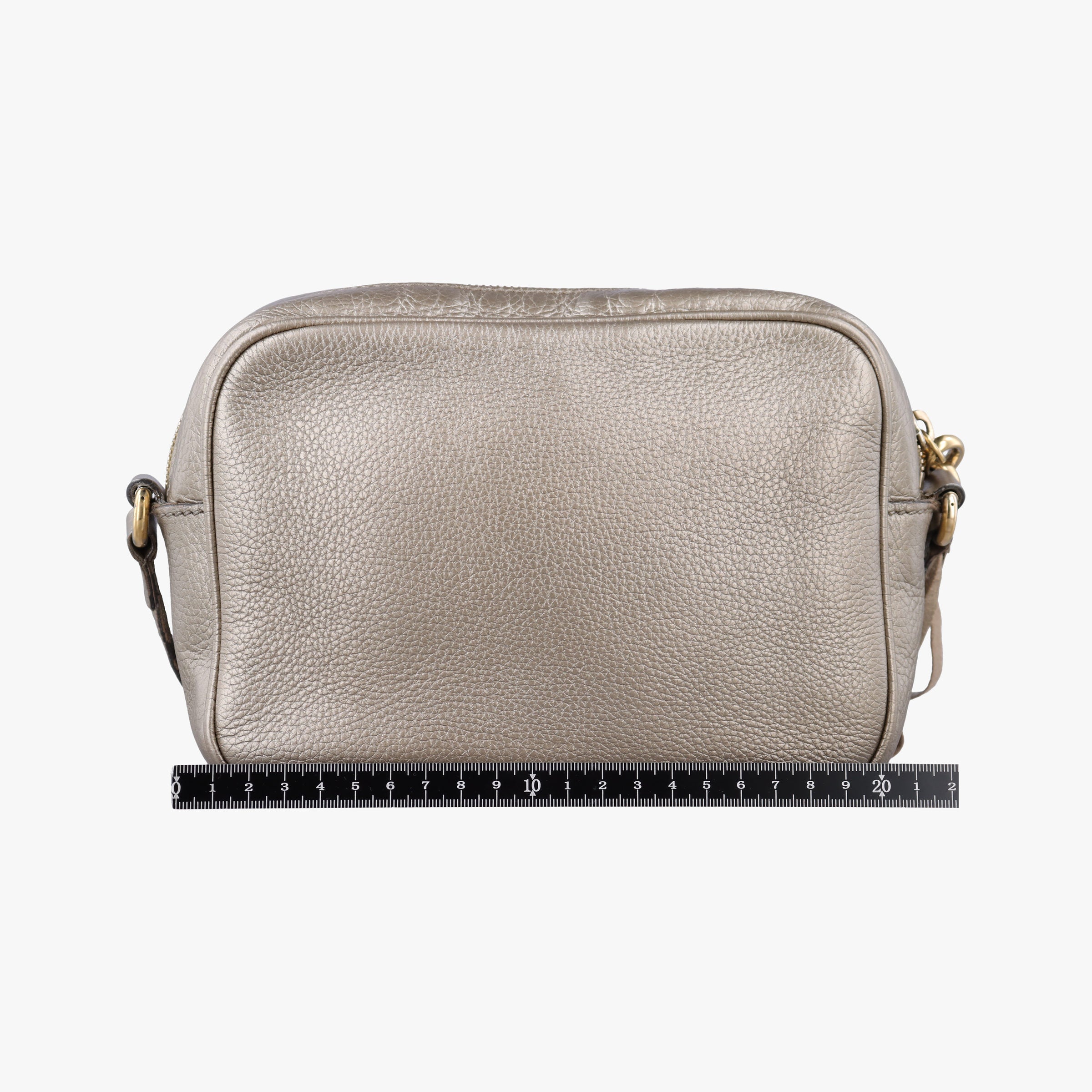 Pre-owned Gucci Soho Golden Leather 308364 shoulderbag | stylenewstar