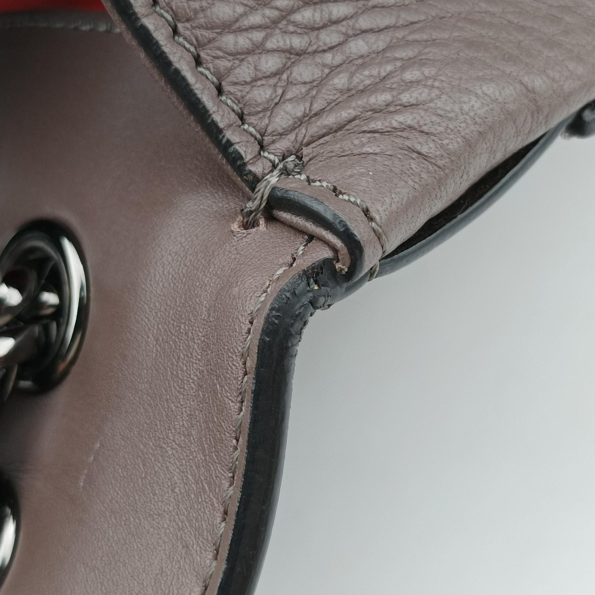 Pre-owned Christian Louboutin Sweet Charity Brown Leather  shoulderbag | stylenewstar