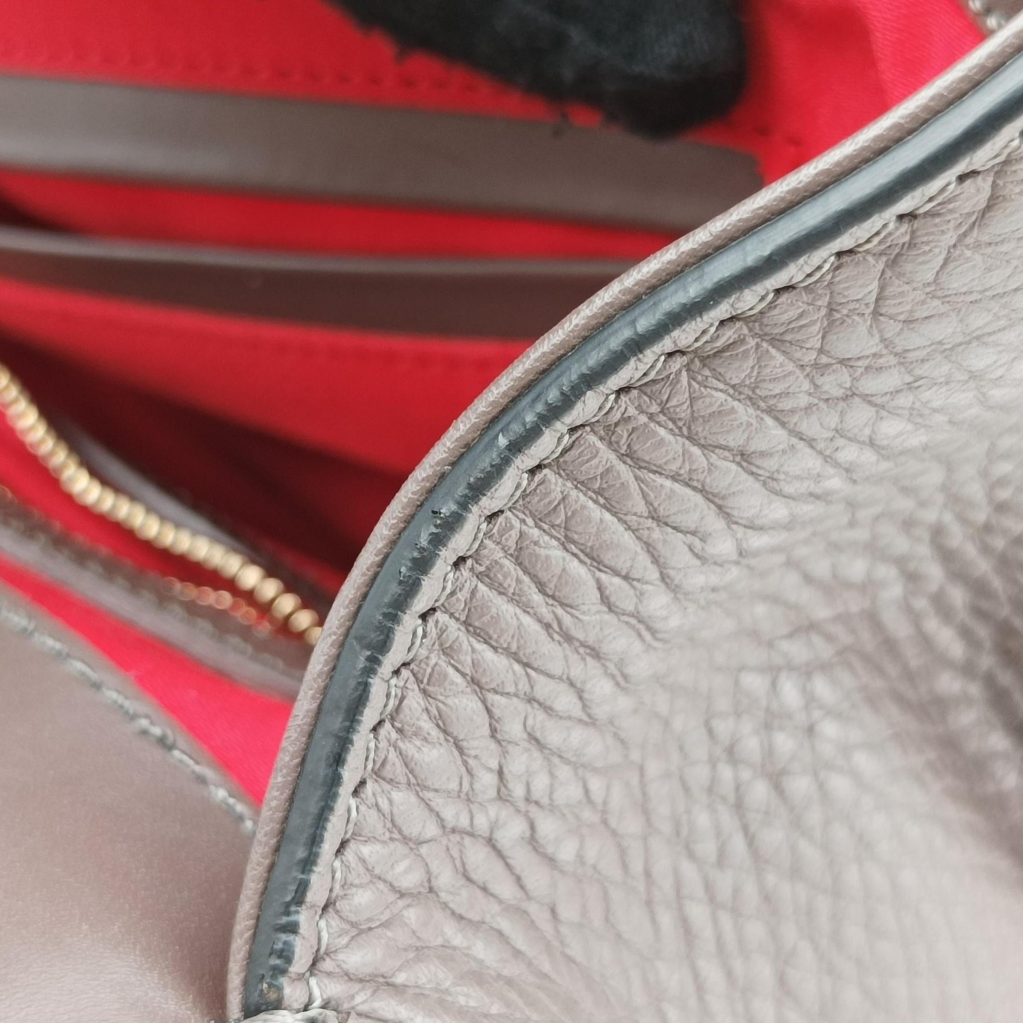 Pre-owned Christian Louboutin Sweet Charity Brown Leather  shoulderbag | stylenewstar
