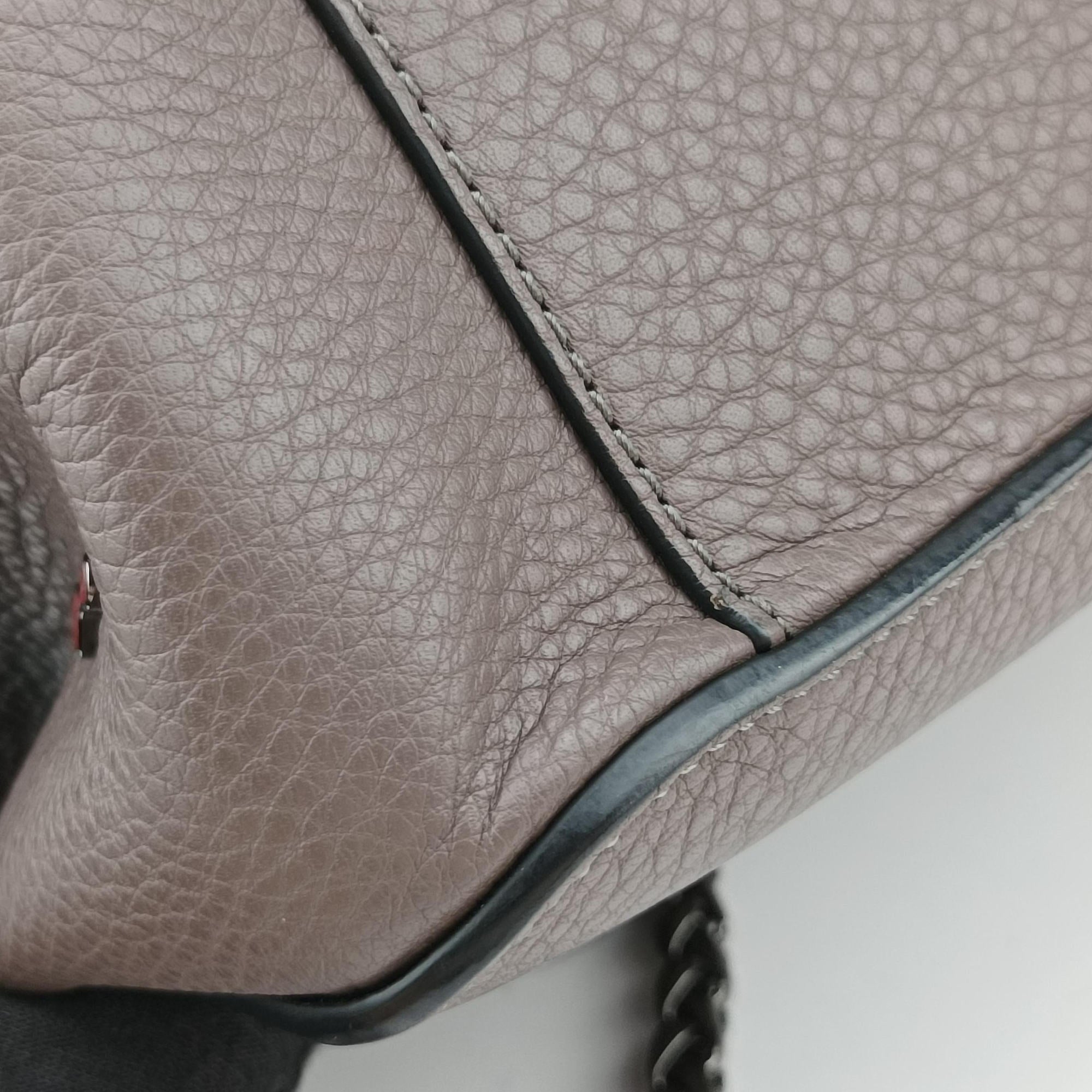 Pre-owned Christian Louboutin Sweet Charity Brown Leather  shoulderbag | stylenewstar