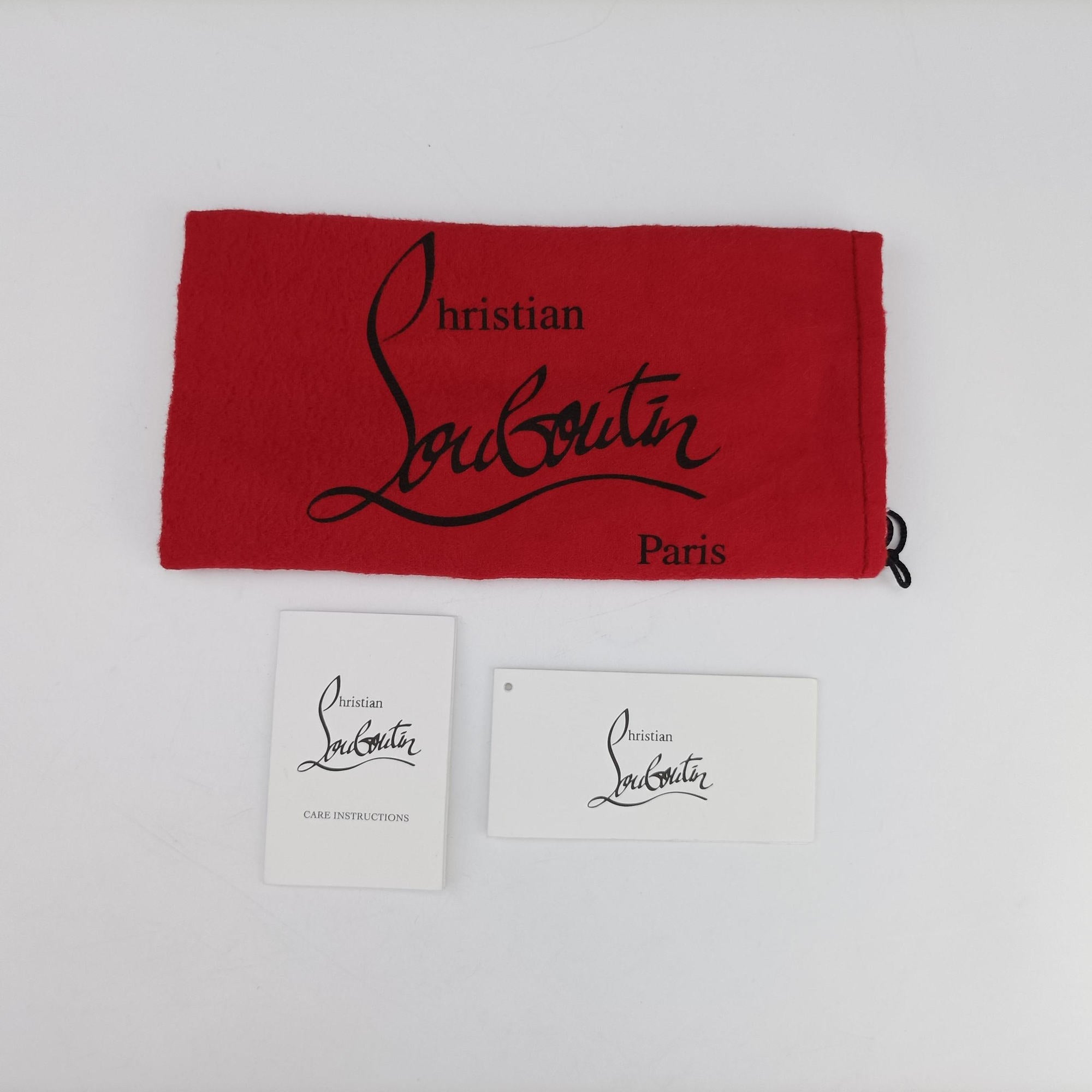 Pre-owned Christian Louboutin Sweet Charity Brown Leather  shoulderbag | stylenewstar
