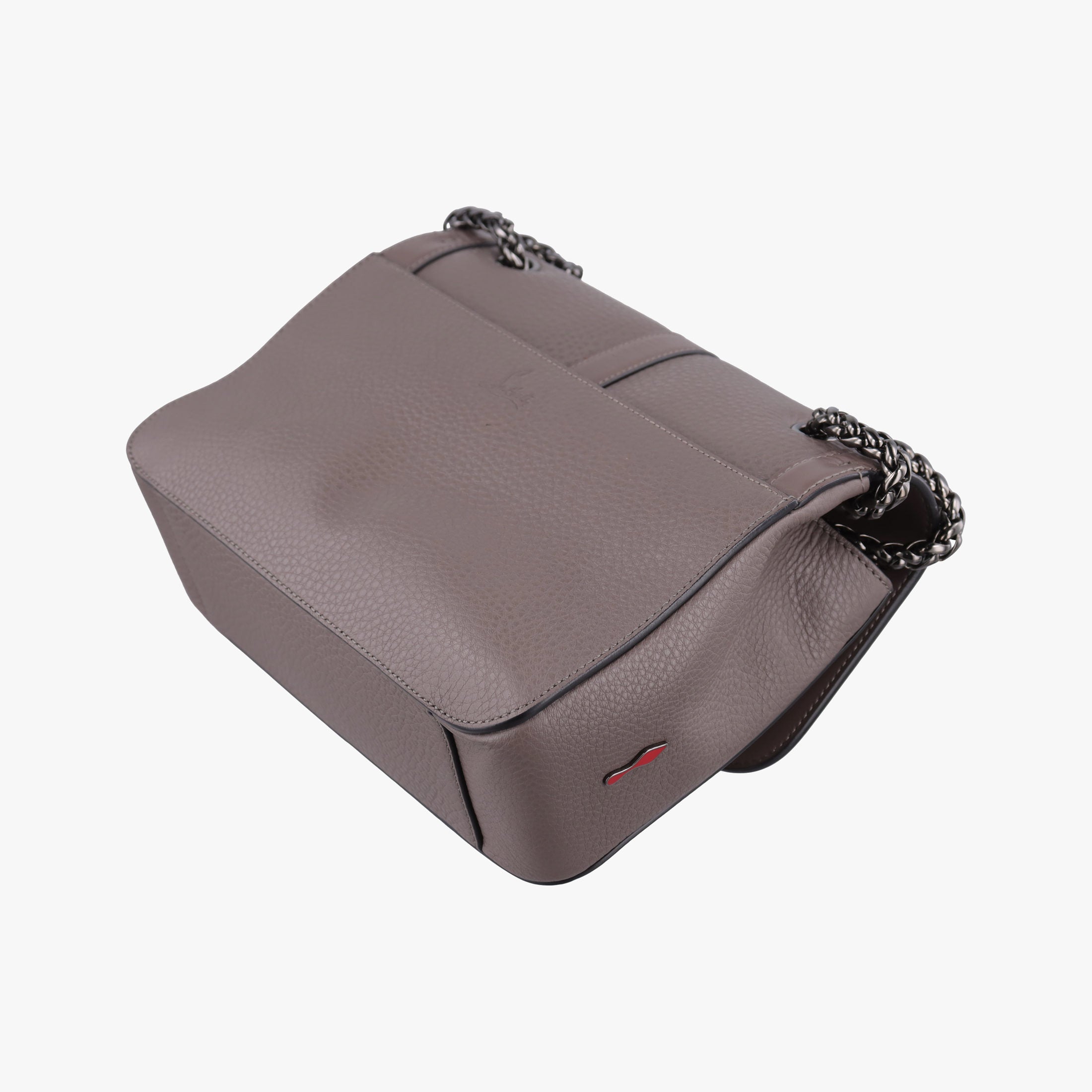 Pre-owned Christian Louboutin Sweet Charity Brown Leather  shoulderbag | stylenewstar
