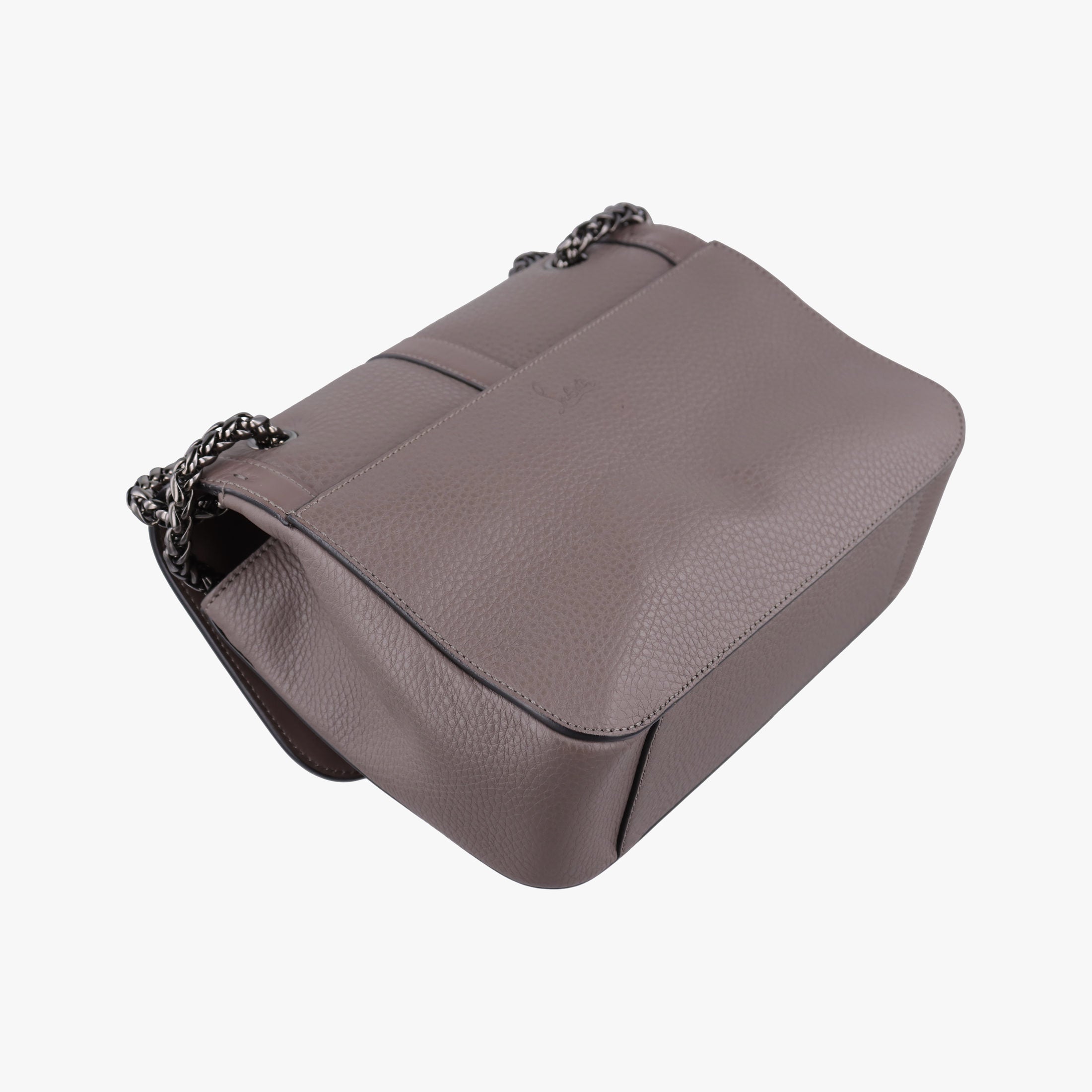 Pre-owned Christian Louboutin Sweet Charity Brown Leather  shoulderbag | stylenewstar