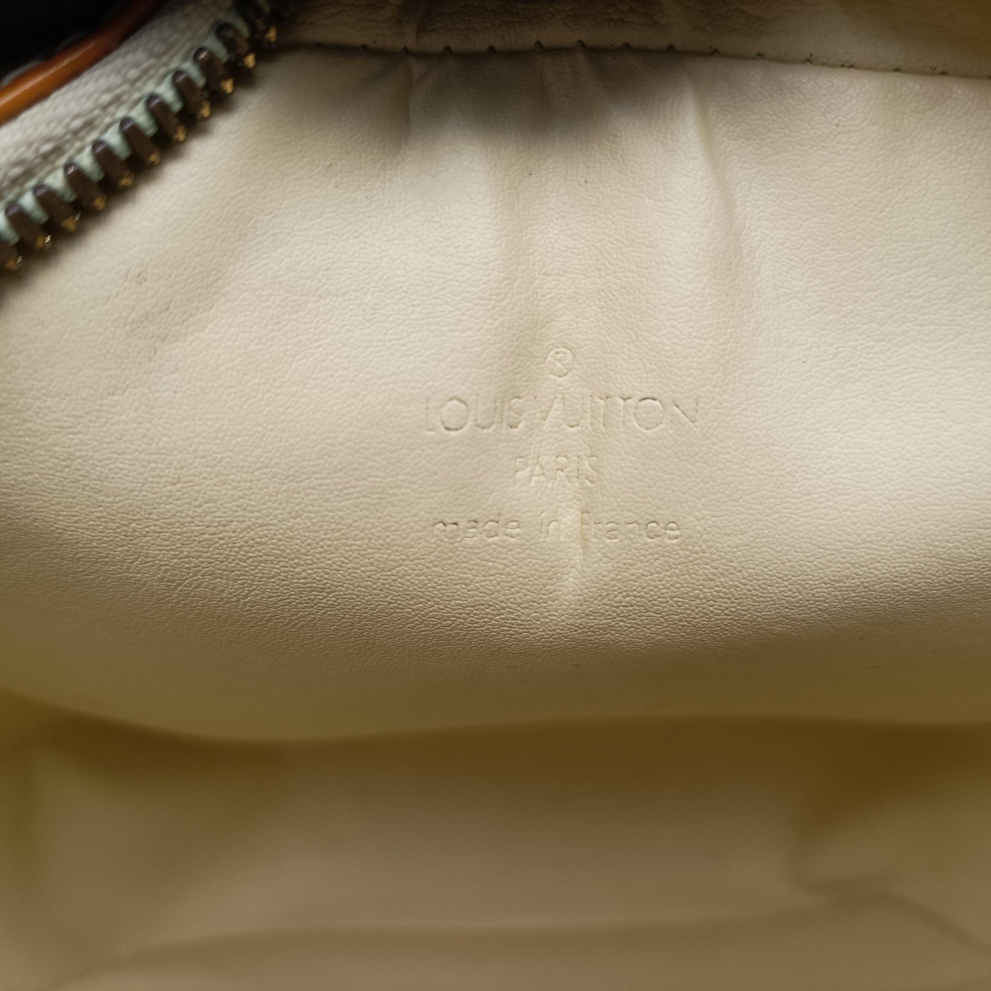 Pre-owned Louis Vuitton WOOSTER Yellow Patent leather M91075 shoulderbag | stylenewstar