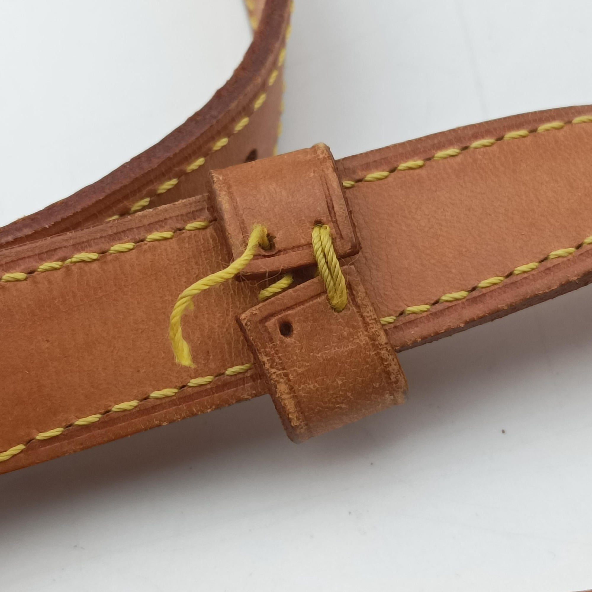 Pre-owned Louis Vuitton WOOSTER Yellow Patent leather M91075 shoulderbag | stylenewstar