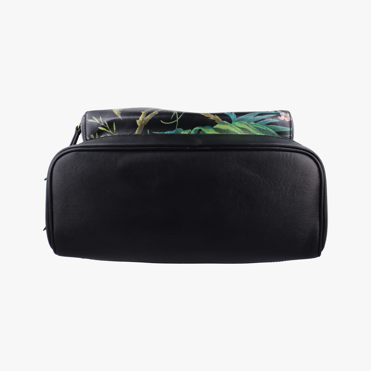 Secondhand Gucci Tropical Print Black x Multicolour Leather 406370 backpack/rucksack | stylenewstar