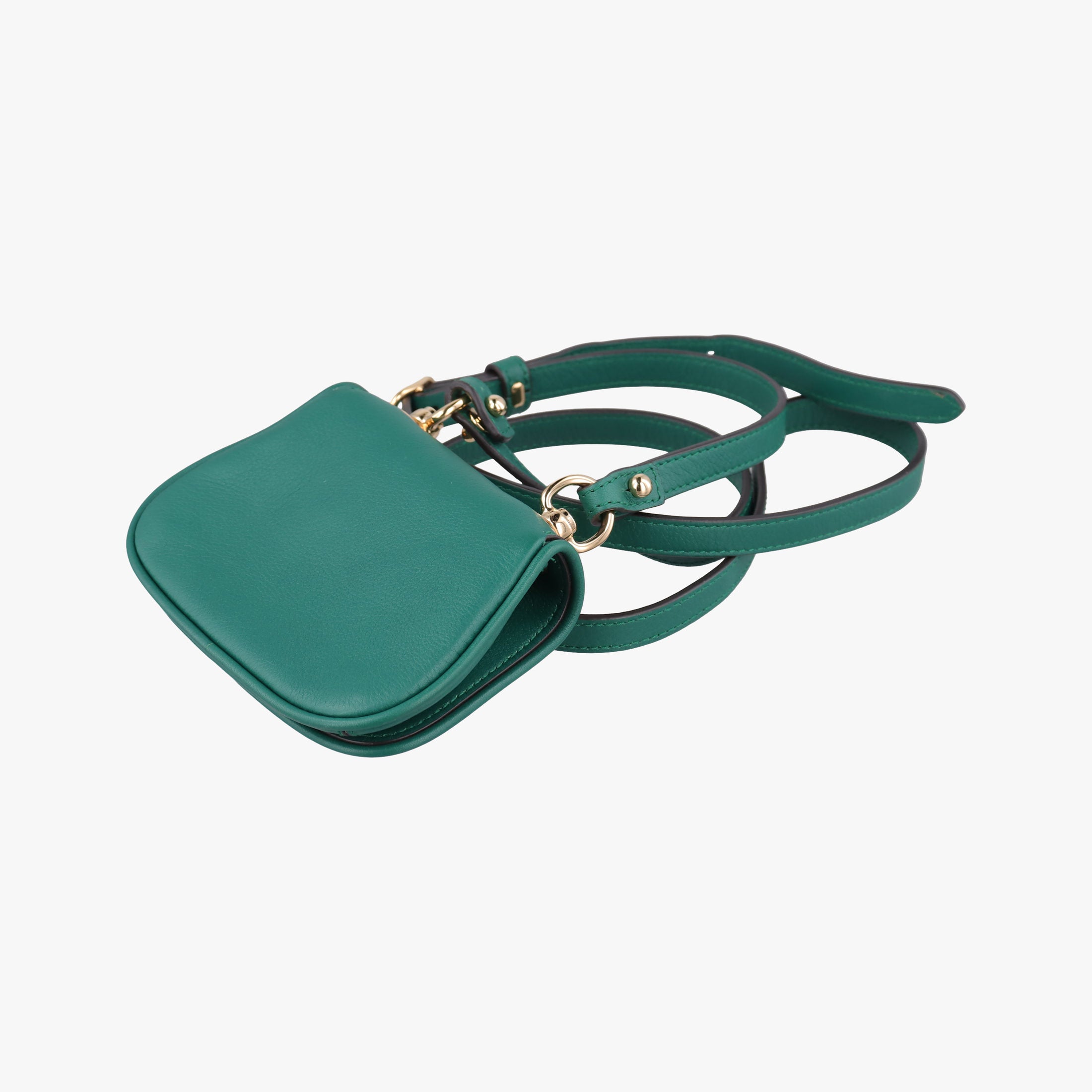 Pre-owned Gucci Blondie Green Leather 698635 shoulderbag | stylenewstar