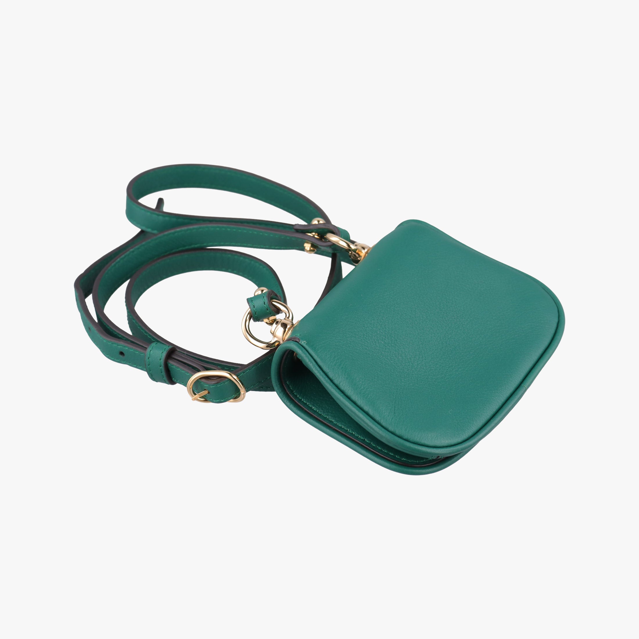 Pre-owned Gucci Blondie Green Leather 698635 shoulderbag | stylenewstar