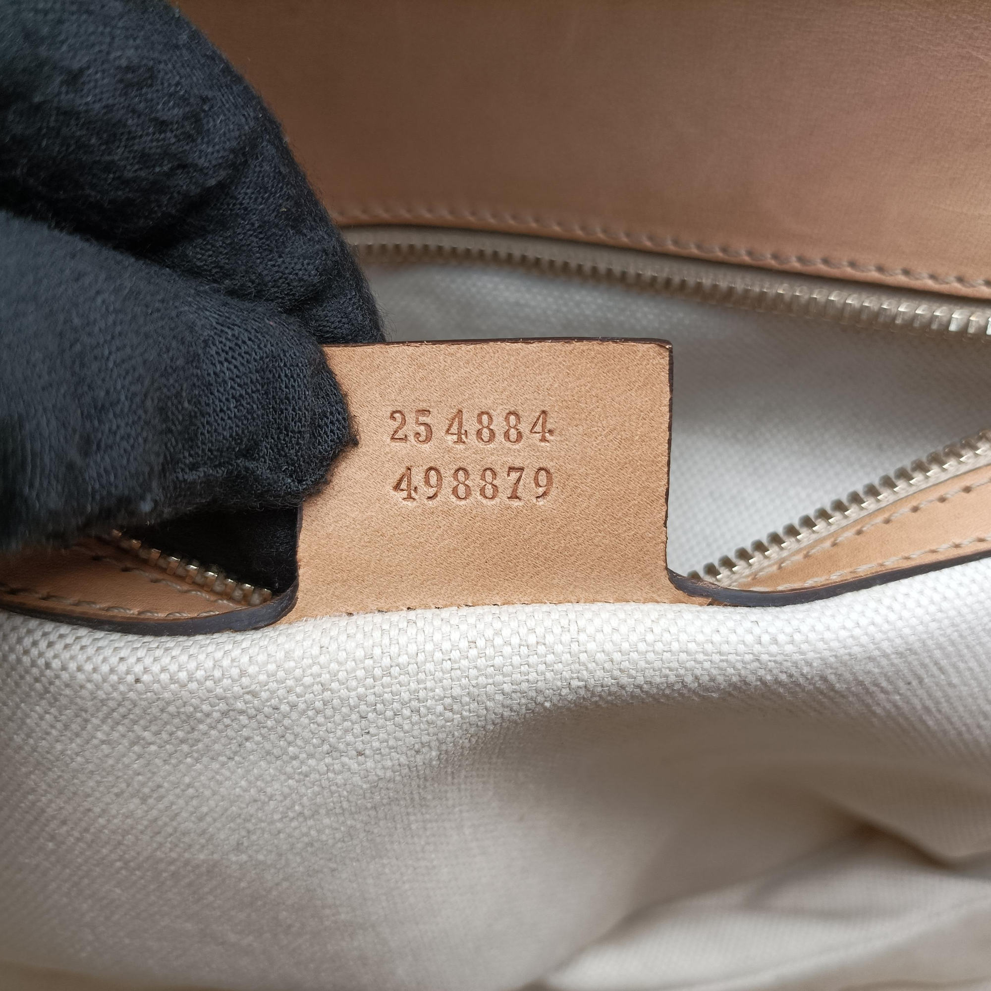 Pre-owned Gucci New Bamboo Beige×Multicolour ponyhair×leather 254884 shoulderbag | stylenewstar