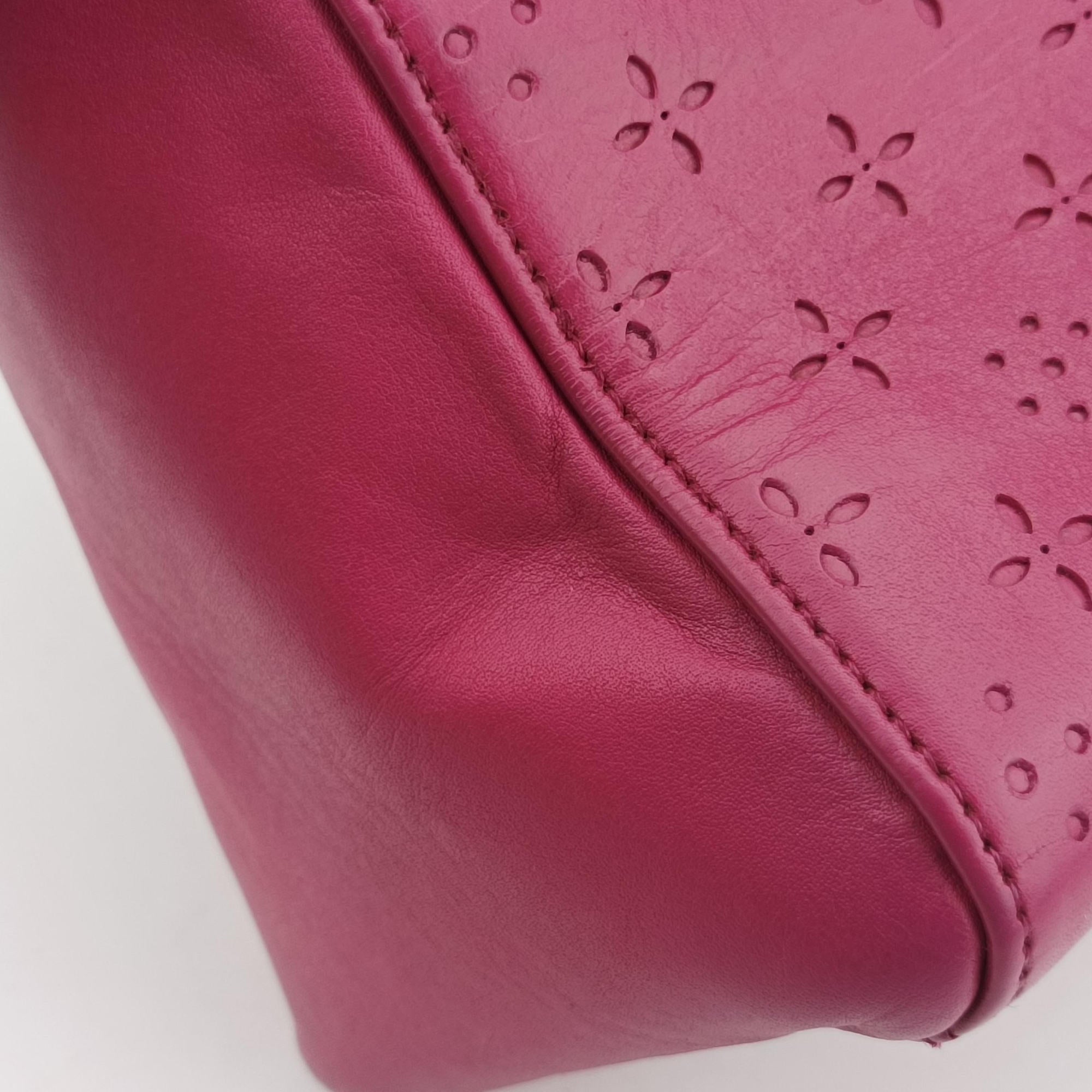 Secondhand Christian Dior Lady Dior Rose leather  shoulderbag | stylenewstar