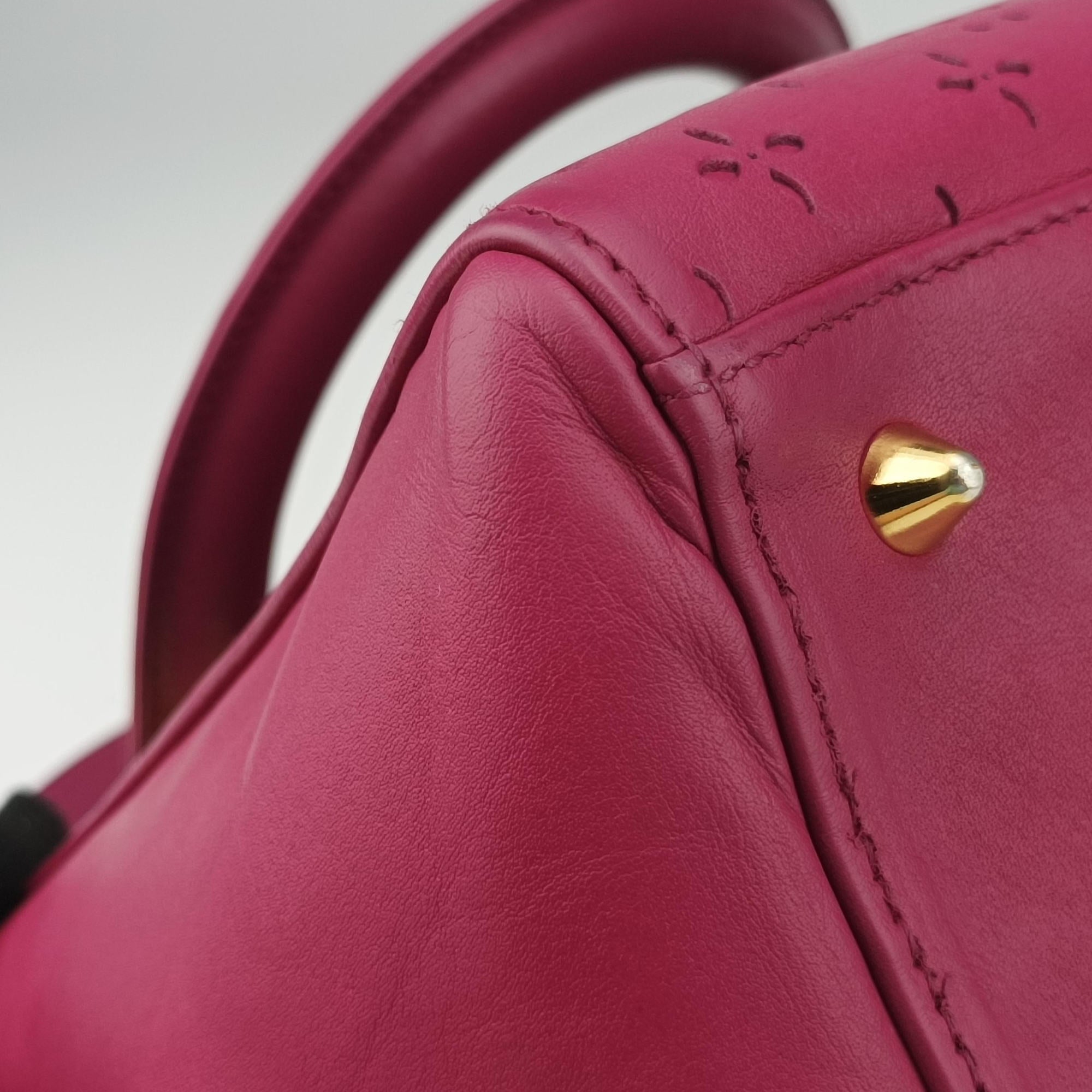 Secondhand Christian Dior Lady Dior Rose leather  shoulderbag | stylenewstar