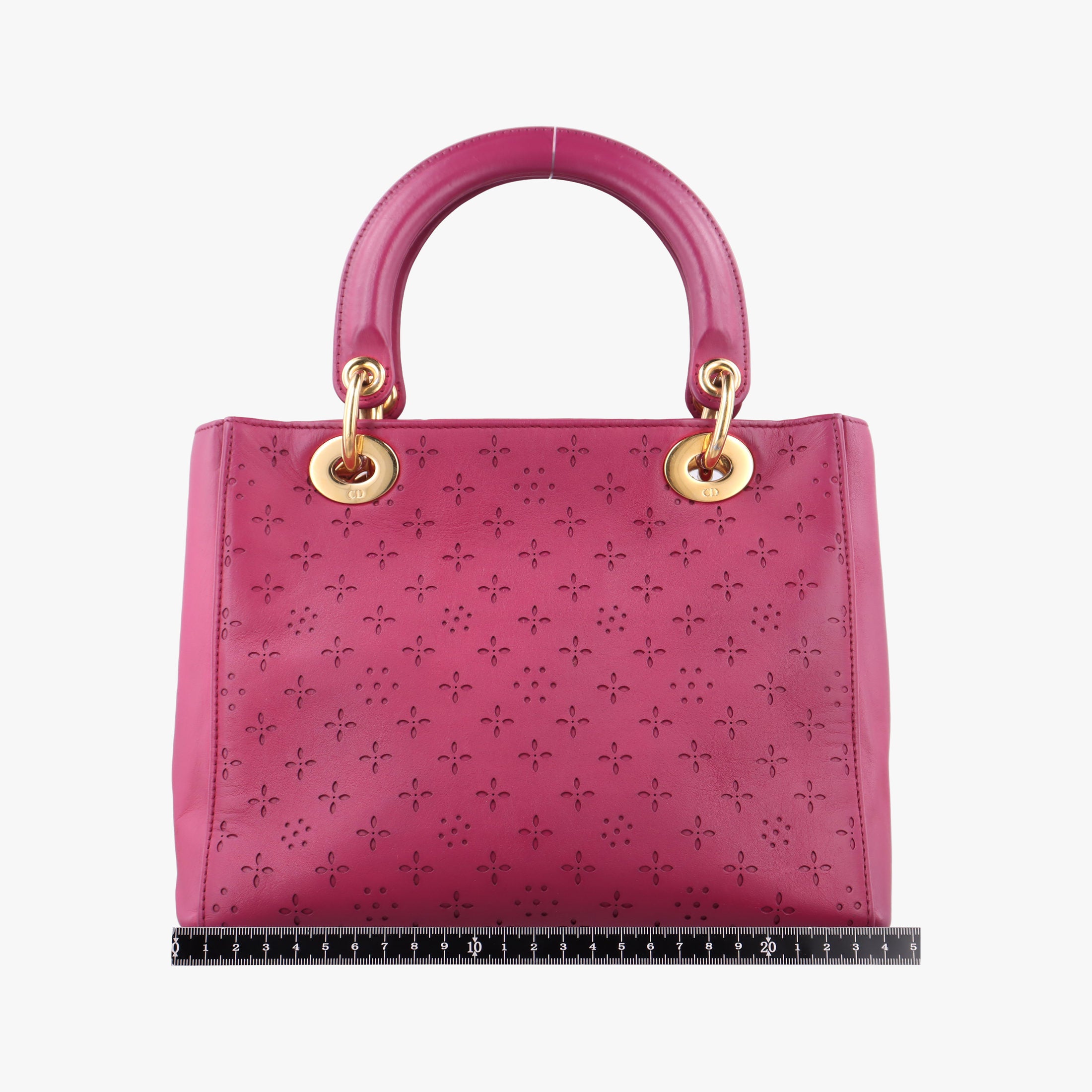 Secondhand Christian Dior Lady Dior Rose leather  shoulderbag | stylenewstar