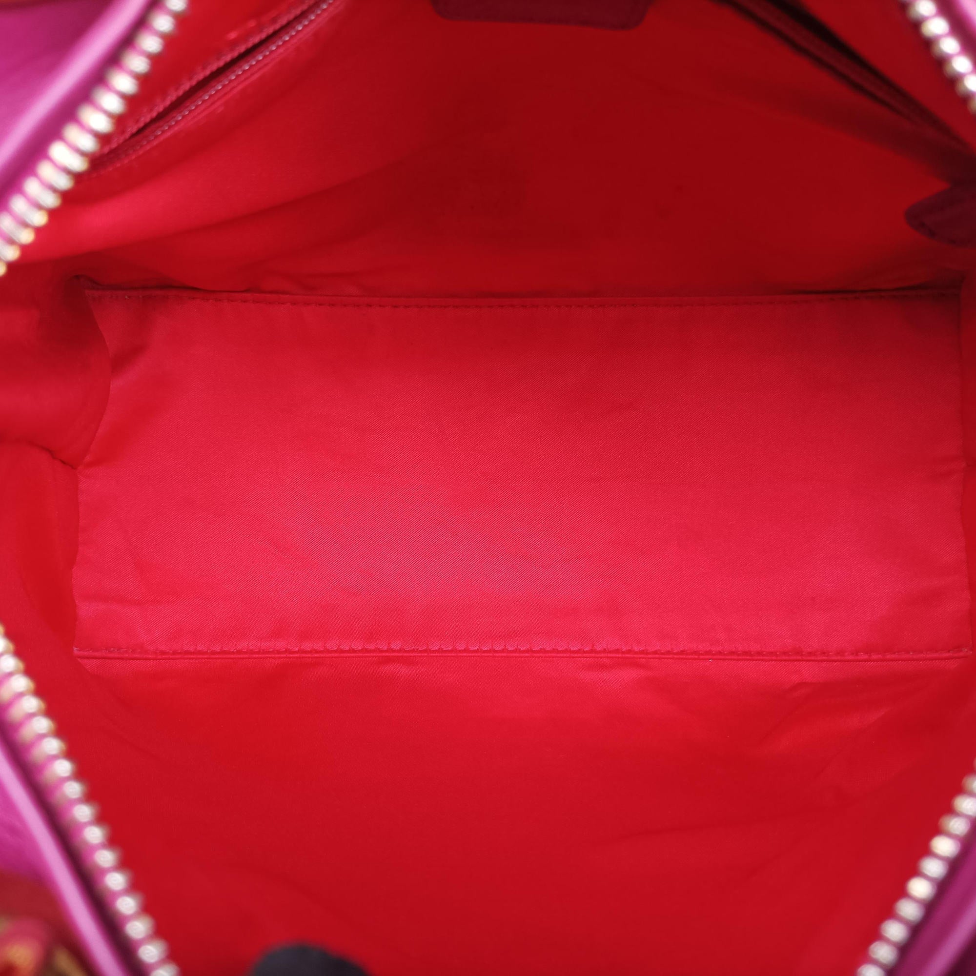 Secondhand Christian Dior Lady Dior Rose leather  shoulderbag | stylenewstar