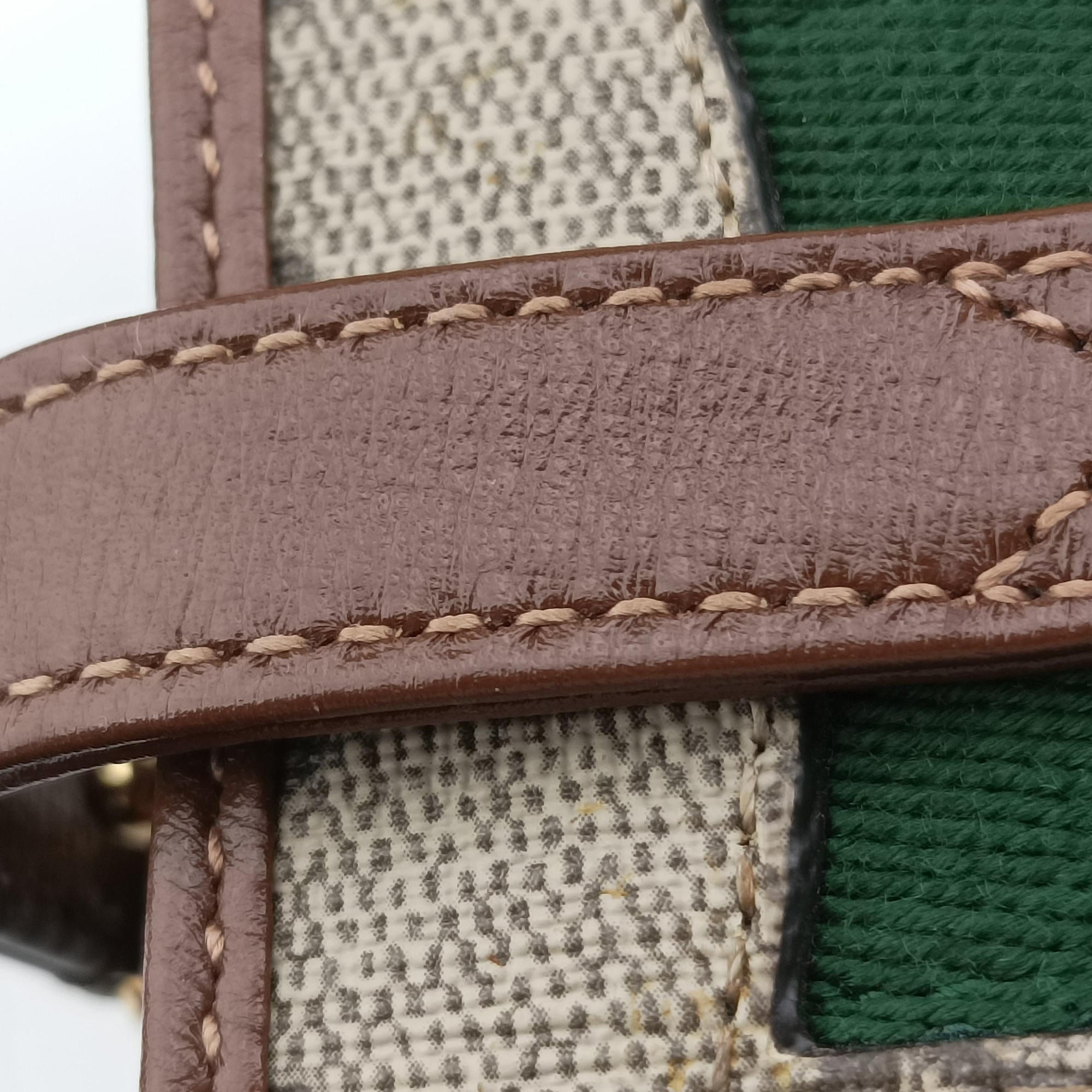 Vintage Gucci Jackie 1961 GG Supreme brown x beige x multicolor PVC coated canvas×Leather 637092 shoulderbag | stylenewstar