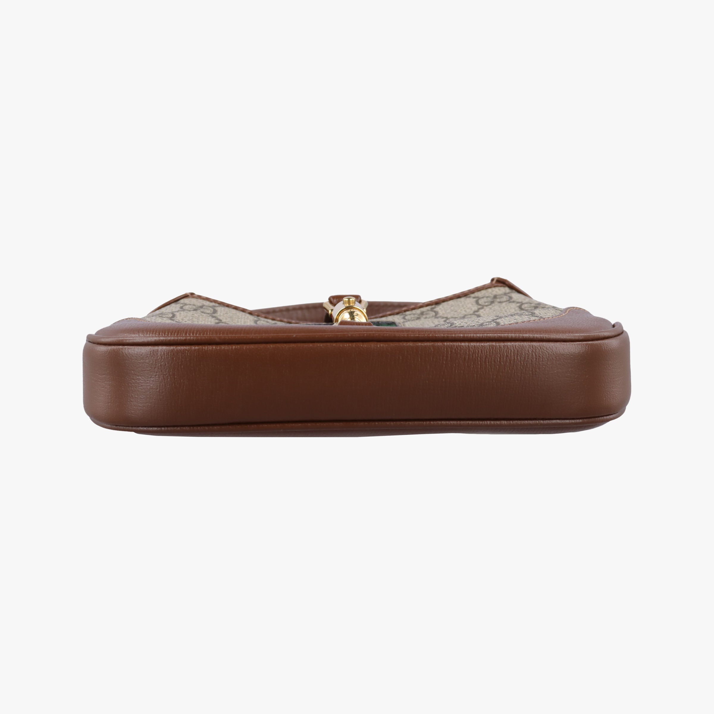 Vintage Gucci Jackie 1961 GG Supreme brown x beige x multicolor PVC coated canvas×Leather 637092 shoulderbag | stylenewstar