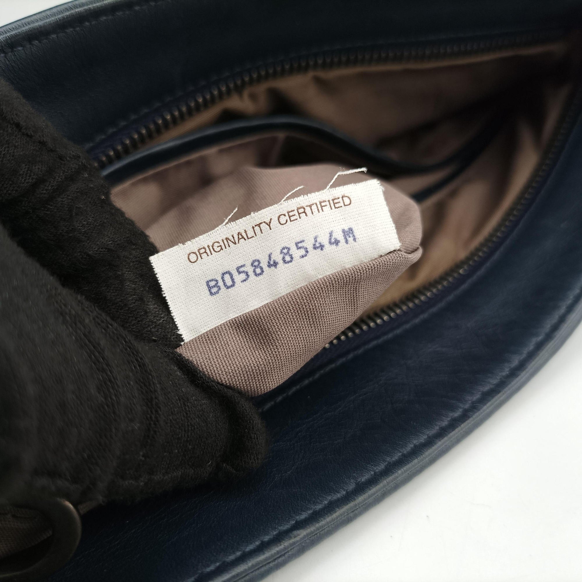 Vintage Bottega Veneta Intrecciato Navy lambskin  shoulderbag | stylenewstar